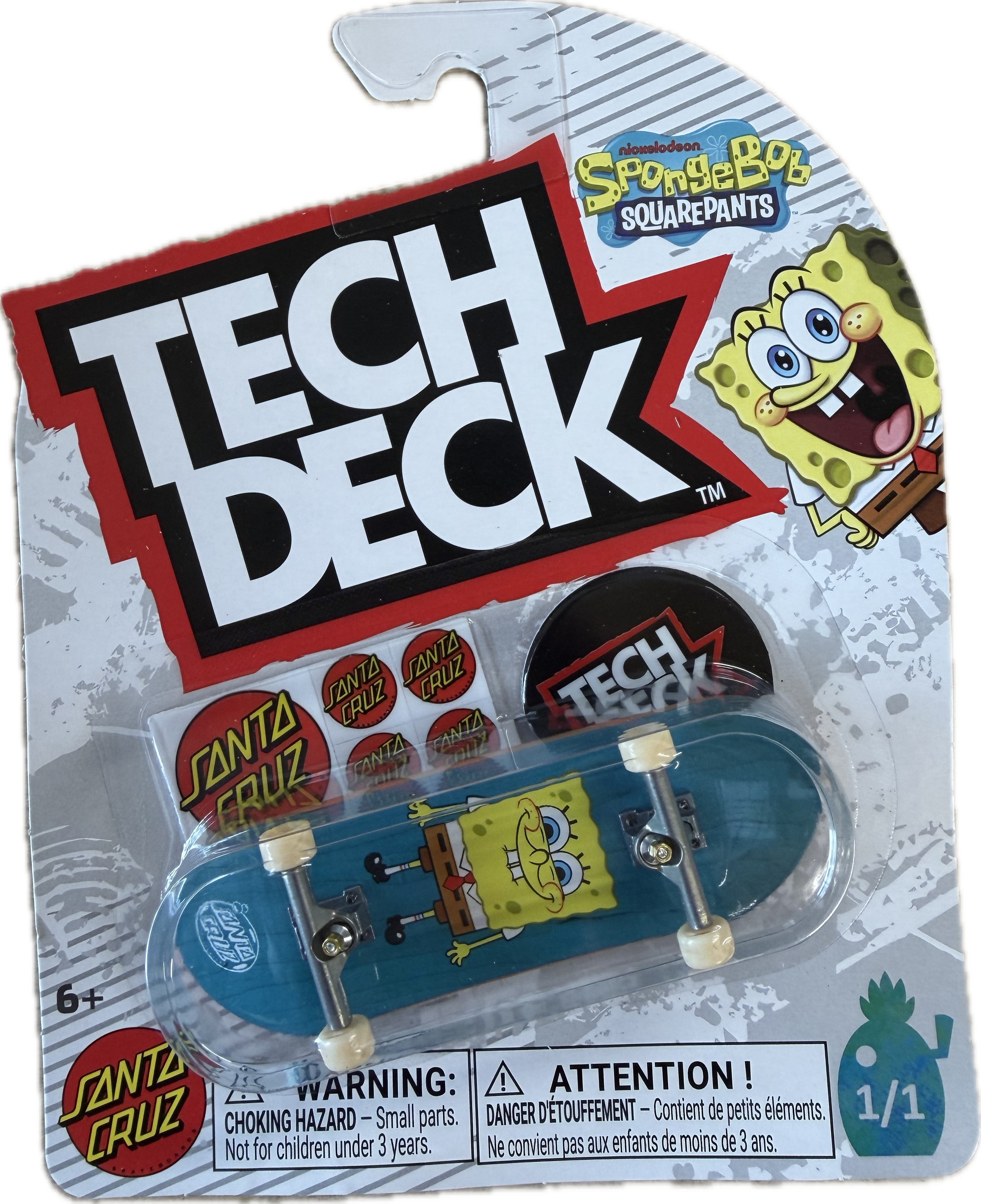 Tech Deck Sponge Bob Santa Cruz