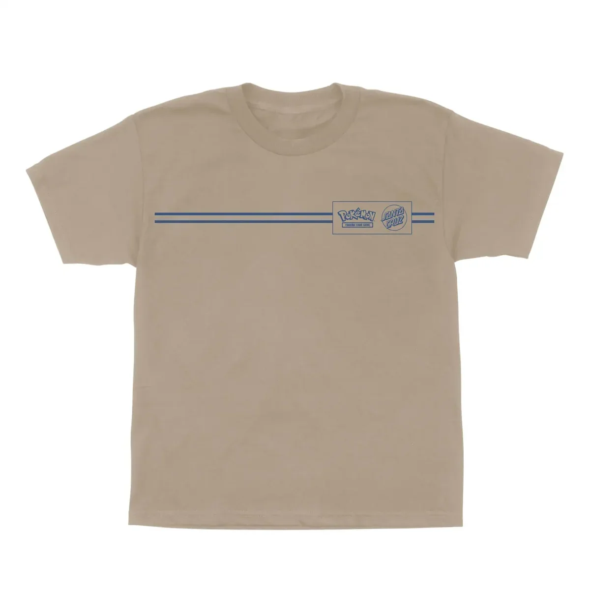 Sand Santa Cruz Pokémon Energy Dot youth T-shirt with small chest graphic