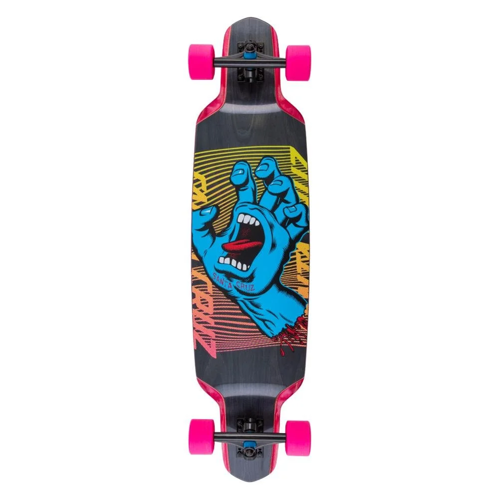 Santa Cruz Skateboards Split Hand Drop Down Longboard Cruzer