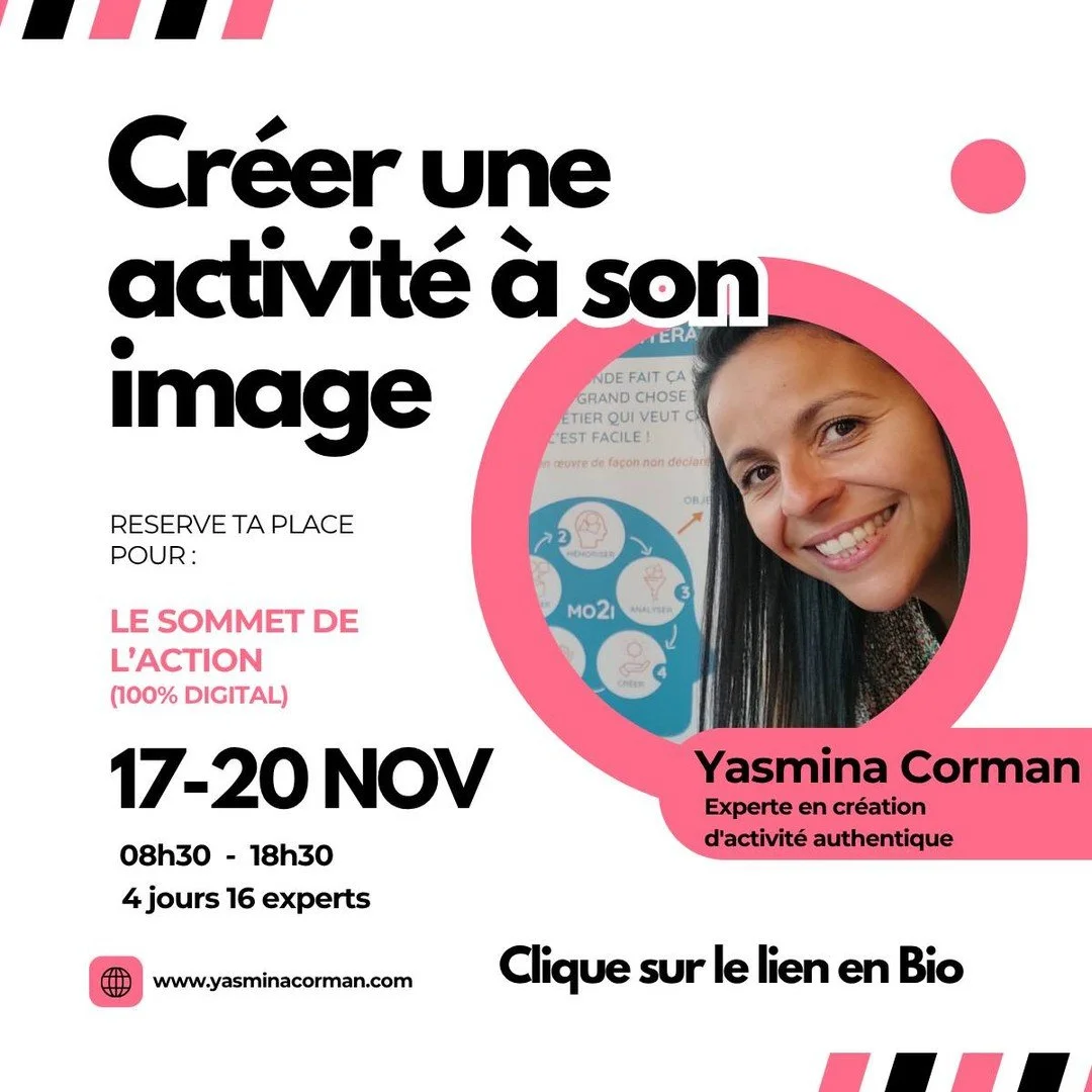 💎 En tant qu'experte au Sommet de l'Action, voici pourquoi la M&eacute;thode MO2I transforme les trajectoires professionnelles...

Cette approche m'a personnellement permis de comprendre comment je fonctionne dans le plaisir et de le vivre en consci