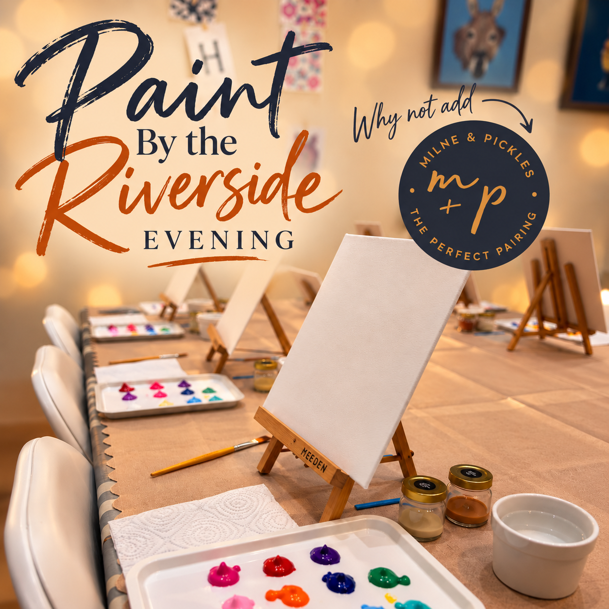 Paint by the Riverside Evening - Booking by appointment