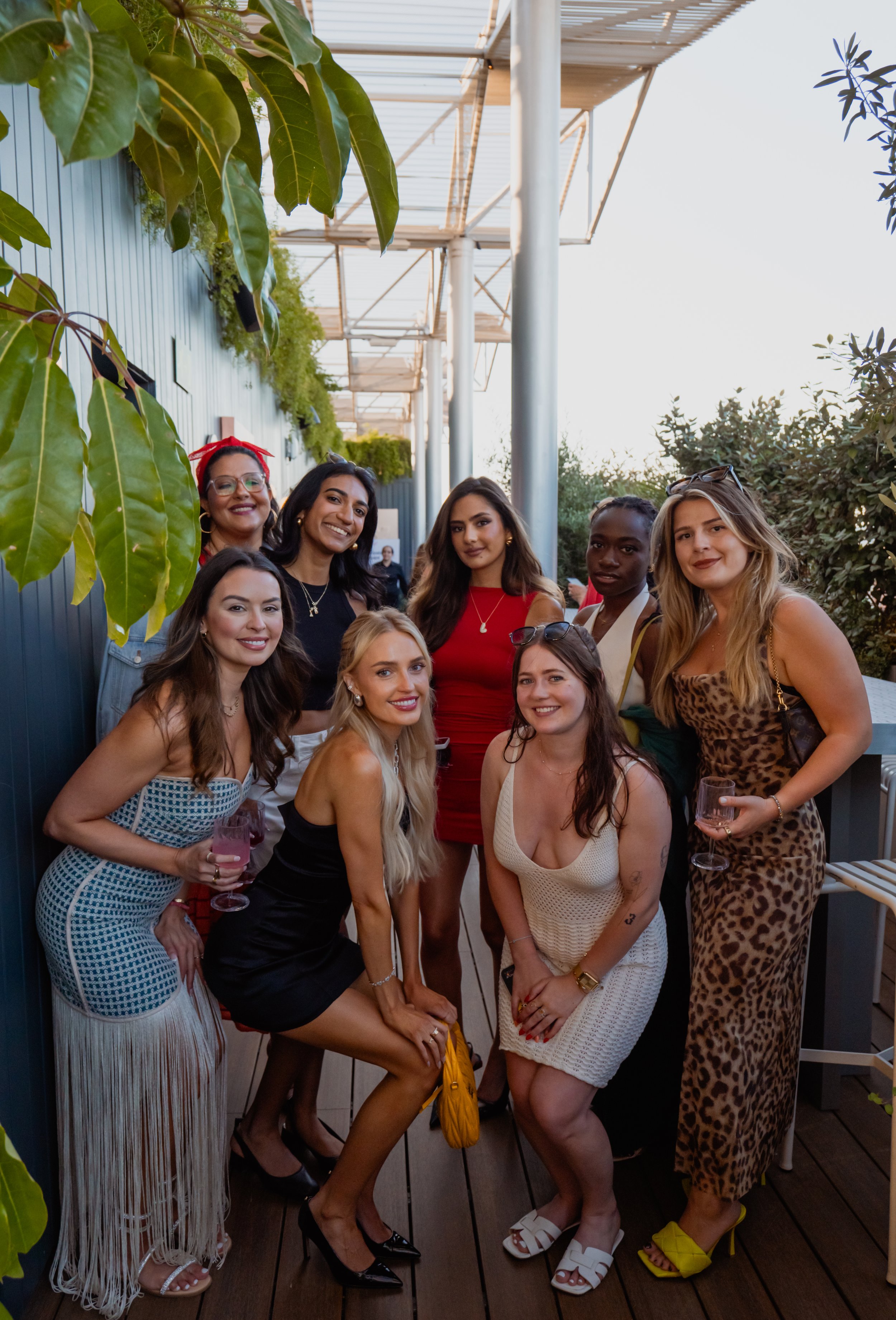 OTTR guests at a welcome cocktail party on the first night of a race weekend