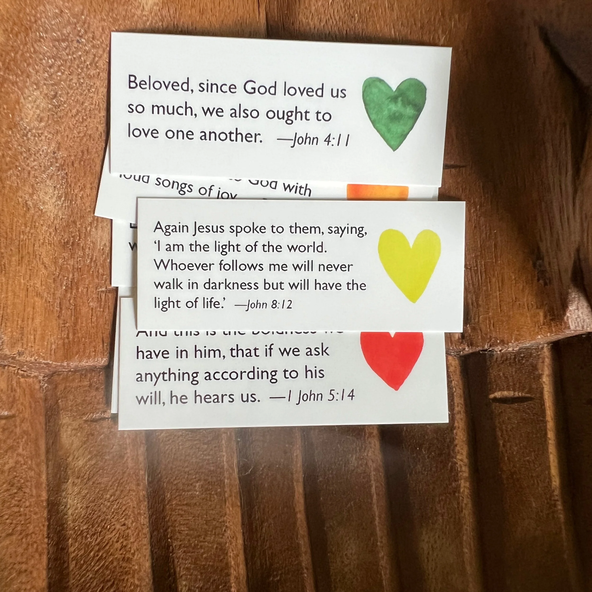 Scripture mini-cards