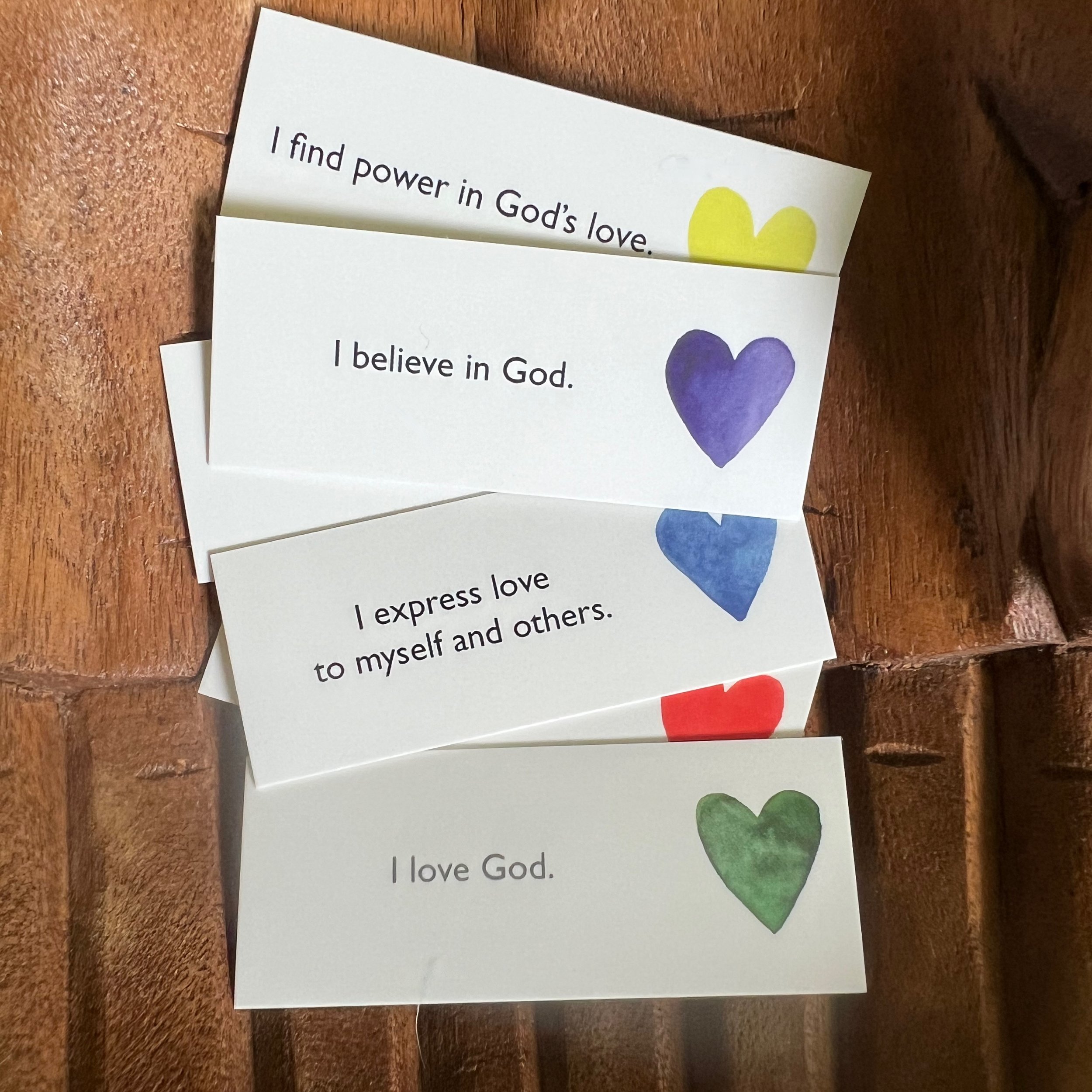 God affirmation cards