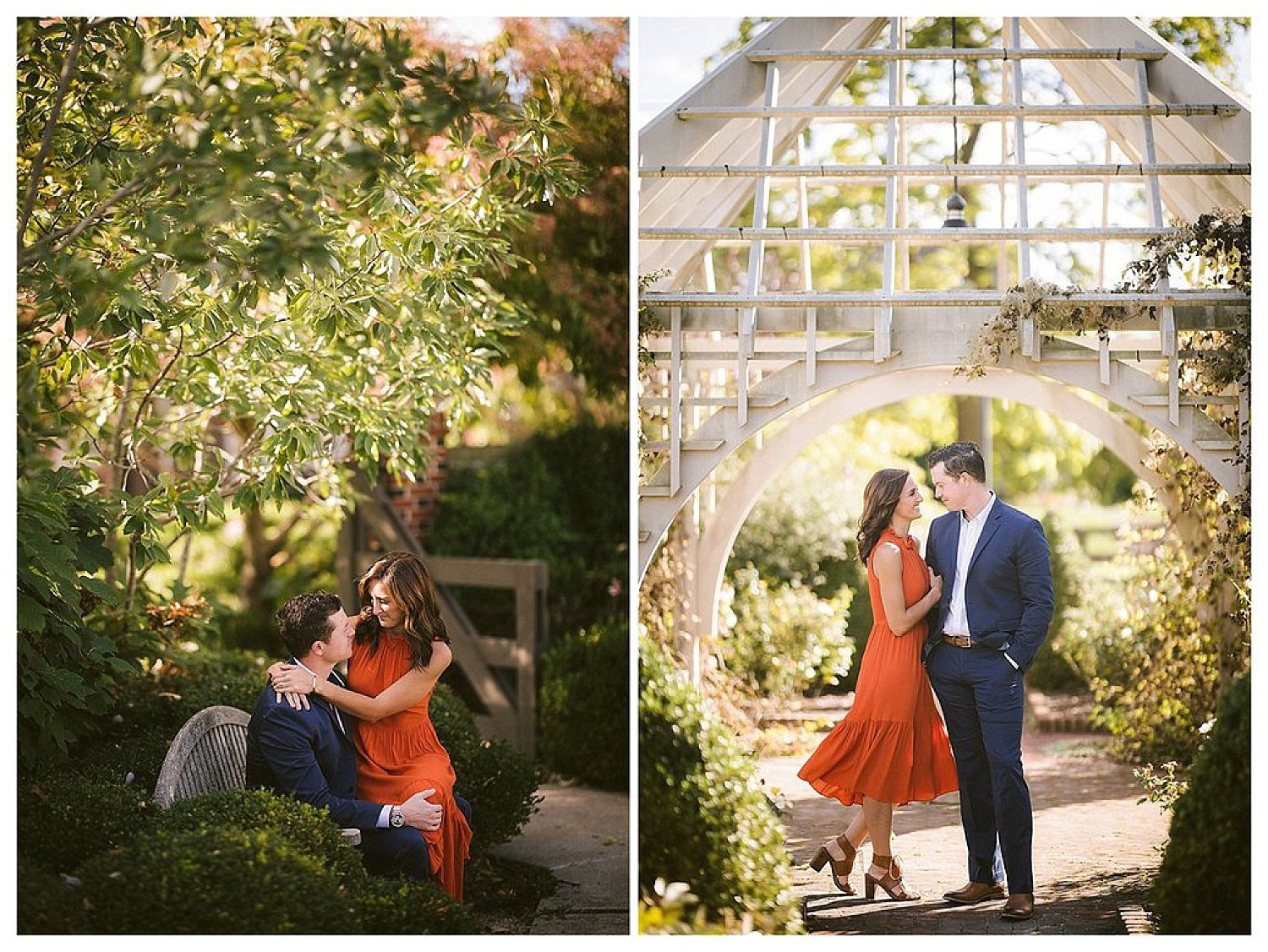 Engagement Photos at Franklin Park Conservatory