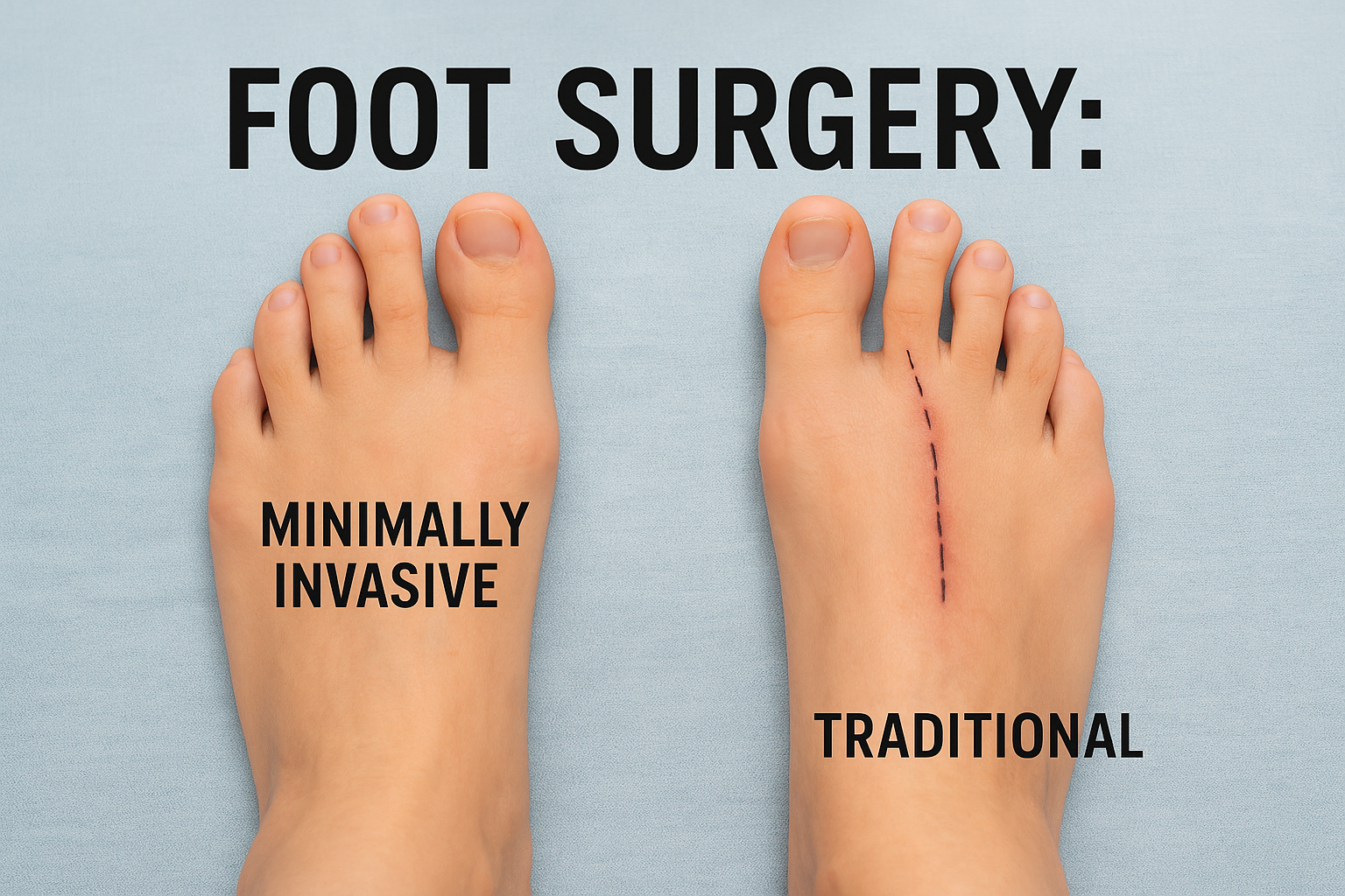 Foot Surgery: Minimally Invasive or Traditional?