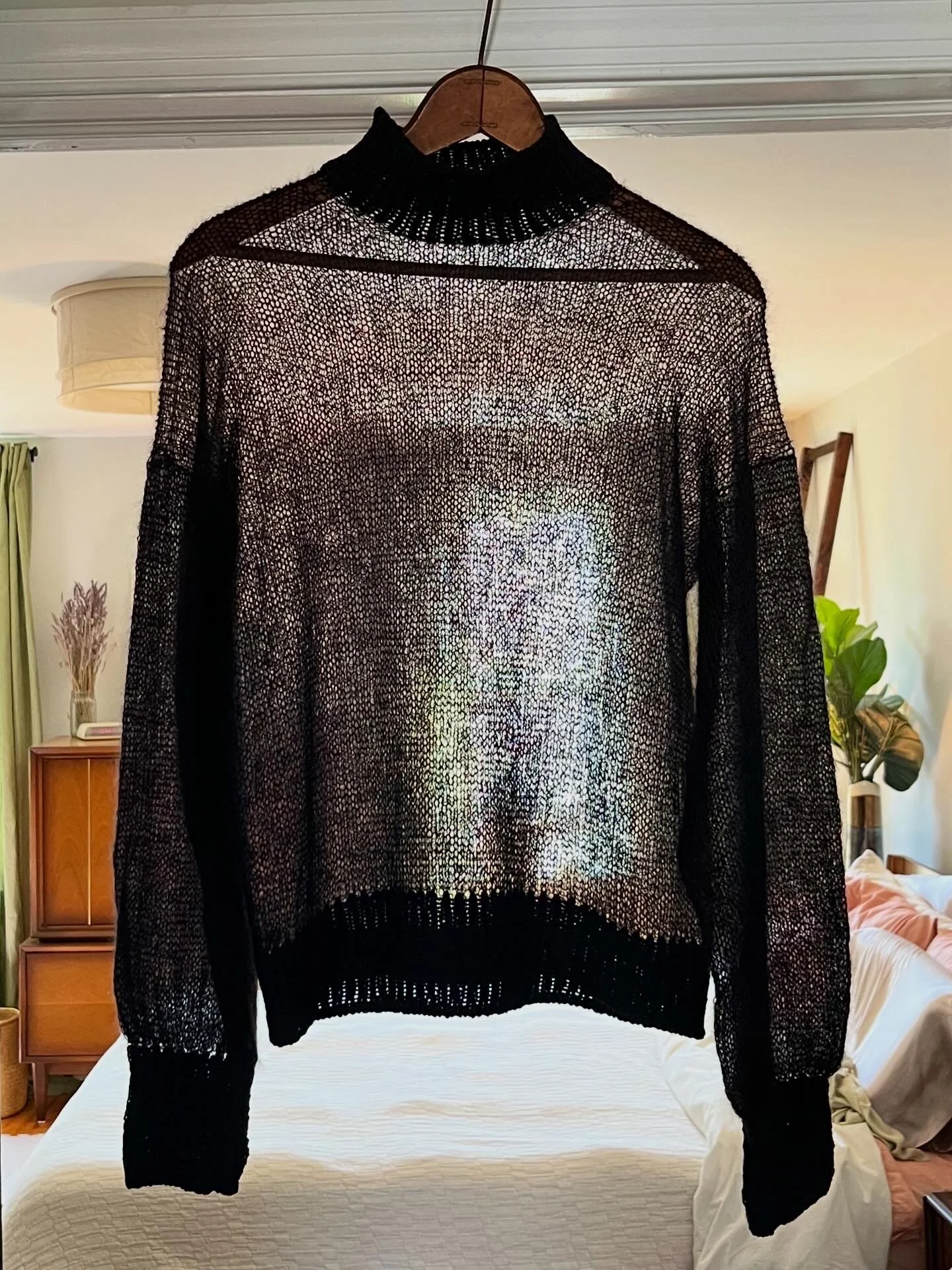 Frederic Sweater (Kolibri by Johanna), knit with Knitting for Olive 'Soft Silk Mohair', 'Merino', and 'Pure Silk'