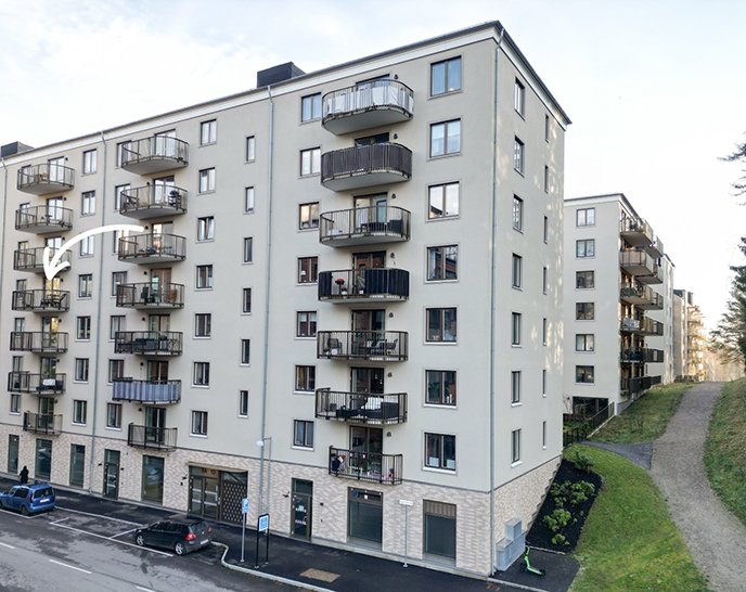 Ledig lägenhet med balkong i Borås