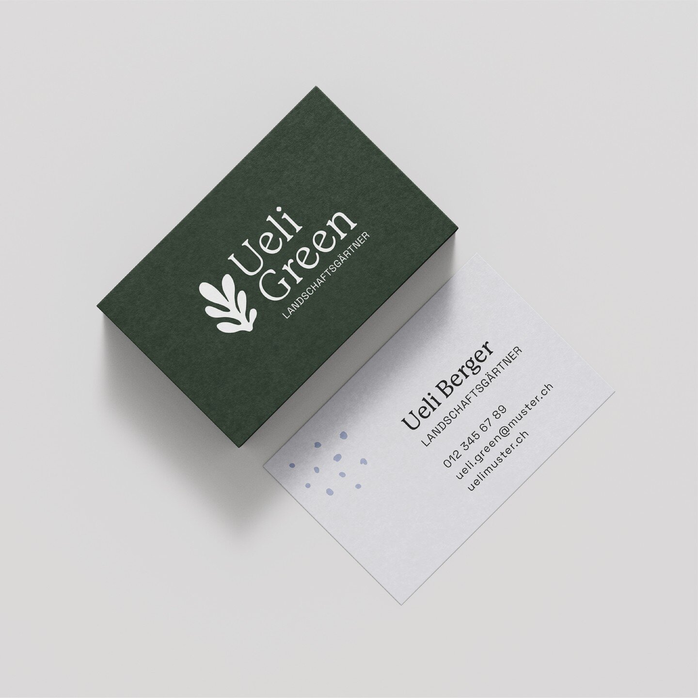 Mini brand identity for a local landscaper whose heart is to create an oasis for his costumers where they can really enjoy the beauty of nature. Playful illustrations and a calming color palette reflect his approach and help the brand stand out from 