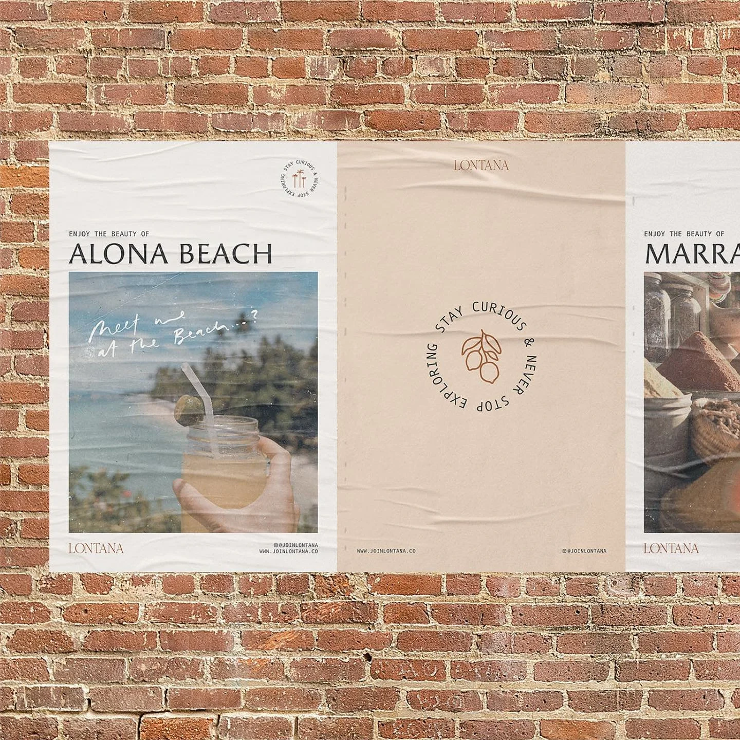 Poster design for Lontana, a home sharing platform. Geared towards the curious and creative traveller who craves an authentic experience. The design is inspired by the look and feel of an old postcard with a handwritten note. 

#graphicdesign #poster