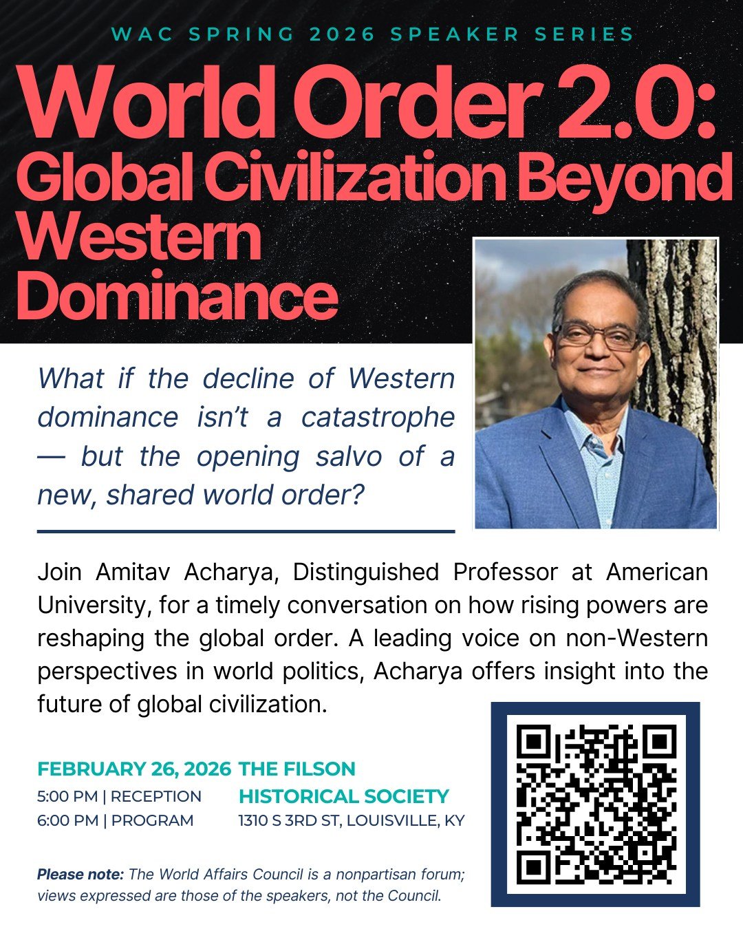 The world is changing&mdash;and so is the global balance of power.

As emerging powers rise and new ideas shape international cooperation, what will the next era of global civilization look like? Who leads? Whose voices matter? And how do we navigate