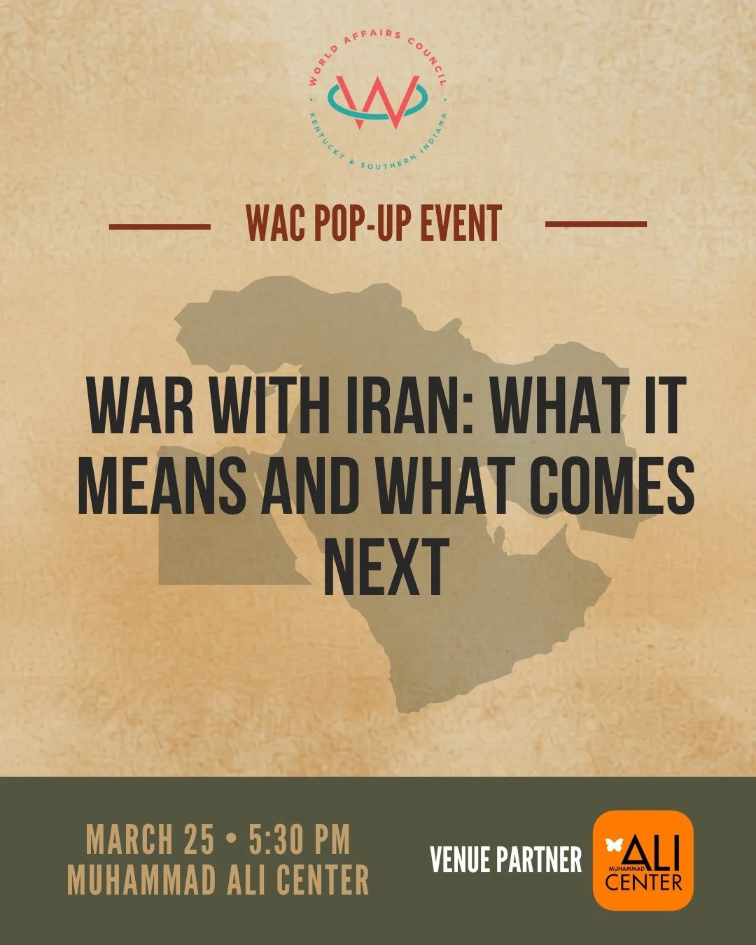 Join us for a timely Pop-up Event: War with Iran: What It Means and What Comes Next 🌍

Our panel of experts will unpack the conflict&rsquo;s impact on Iran, the Middle East, and global stability, offering context and perspective in a rapidly evolvin