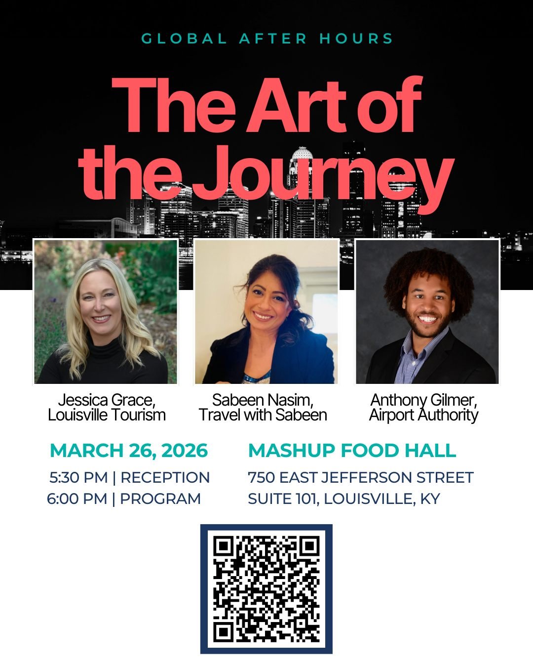 We all love a good trip&mdash;but have you ever stopped to ask why you travel? ✈️

At our next Global After Hours, we&rsquo;re going beyond destinations and diving into:
✨ Traveling with intention
🌍 Navigating today&rsquo;s challenges
🧭 The future 