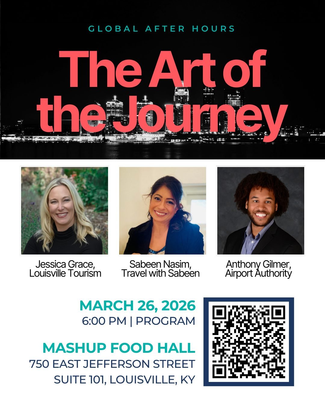 THURSDAY!

Not your typical travel talk.

The Art of the Journey brings together industry insiders to explore what travel really means today&mdash;from purpose-driven exploration to overcoming modern challenges.

If you&rsquo;ve ever felt the pull to