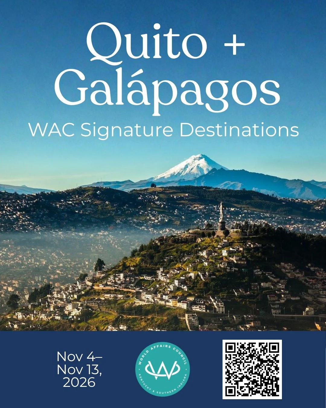 Walk the historic streets of Quito. Stand at the center of the world. Then journey to the Gal&aacute;pagos&mdash;where wildlife moves freely and nature feels untouched.

This Signature Destination isn&rsquo;t just about where you go, but how you expe