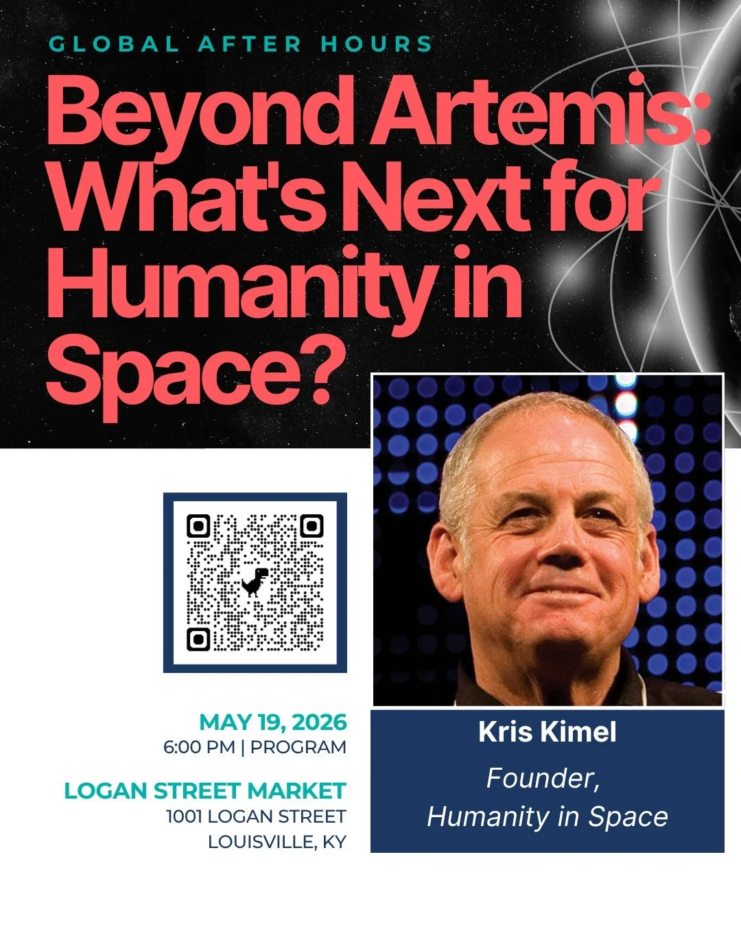 As space becomes a new arena for innovation and competition, who helps set the rules? Join Kris Kimel for a conversation on the responsibilities, decisions, and global partnerships shaping the future of space exploration beyond Artemis II.

📅 May 19