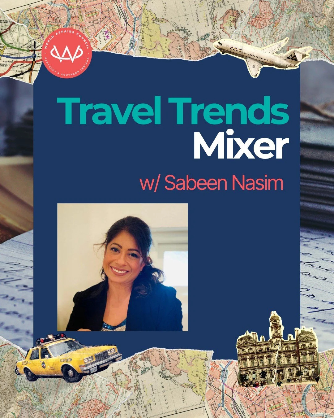 Where is travel headed next? ✈️🌍

Join us for our Travel Trends Mixer with Sabeen Nasim for a conversation on the latest shifts shaping global travel&mdash;from emerging destinations and changing traveler interests to what&rsquo;s ahead for meaningf