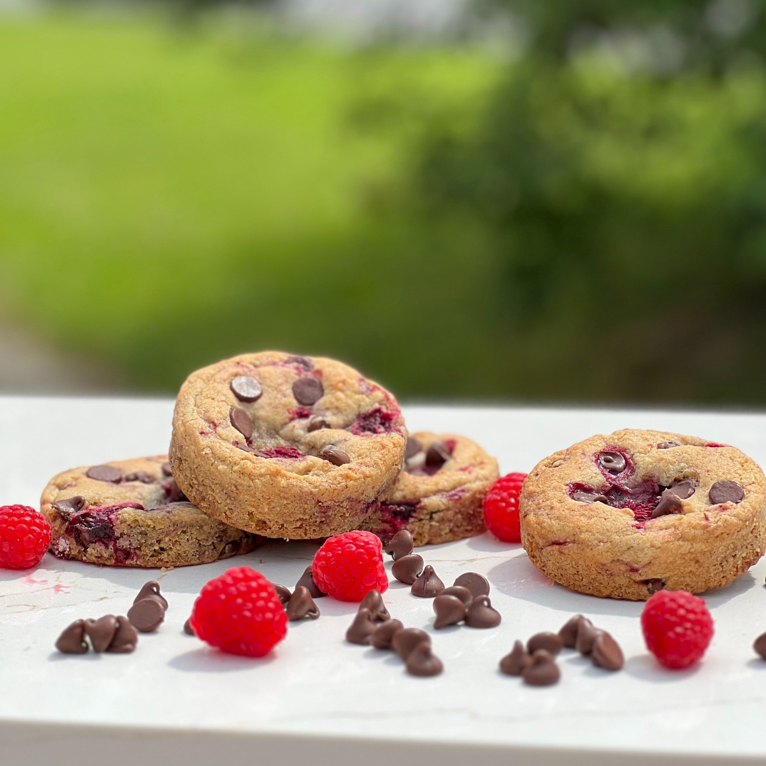 Raspberry Chocolate Chip Cookies