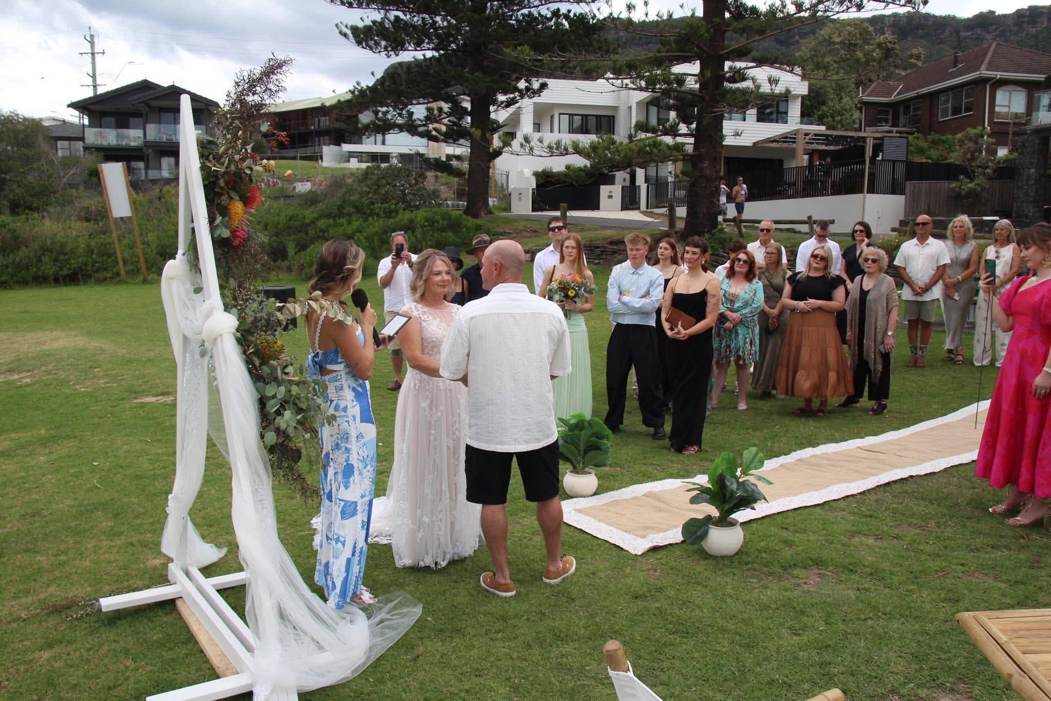 Older Couple wedding celebrant