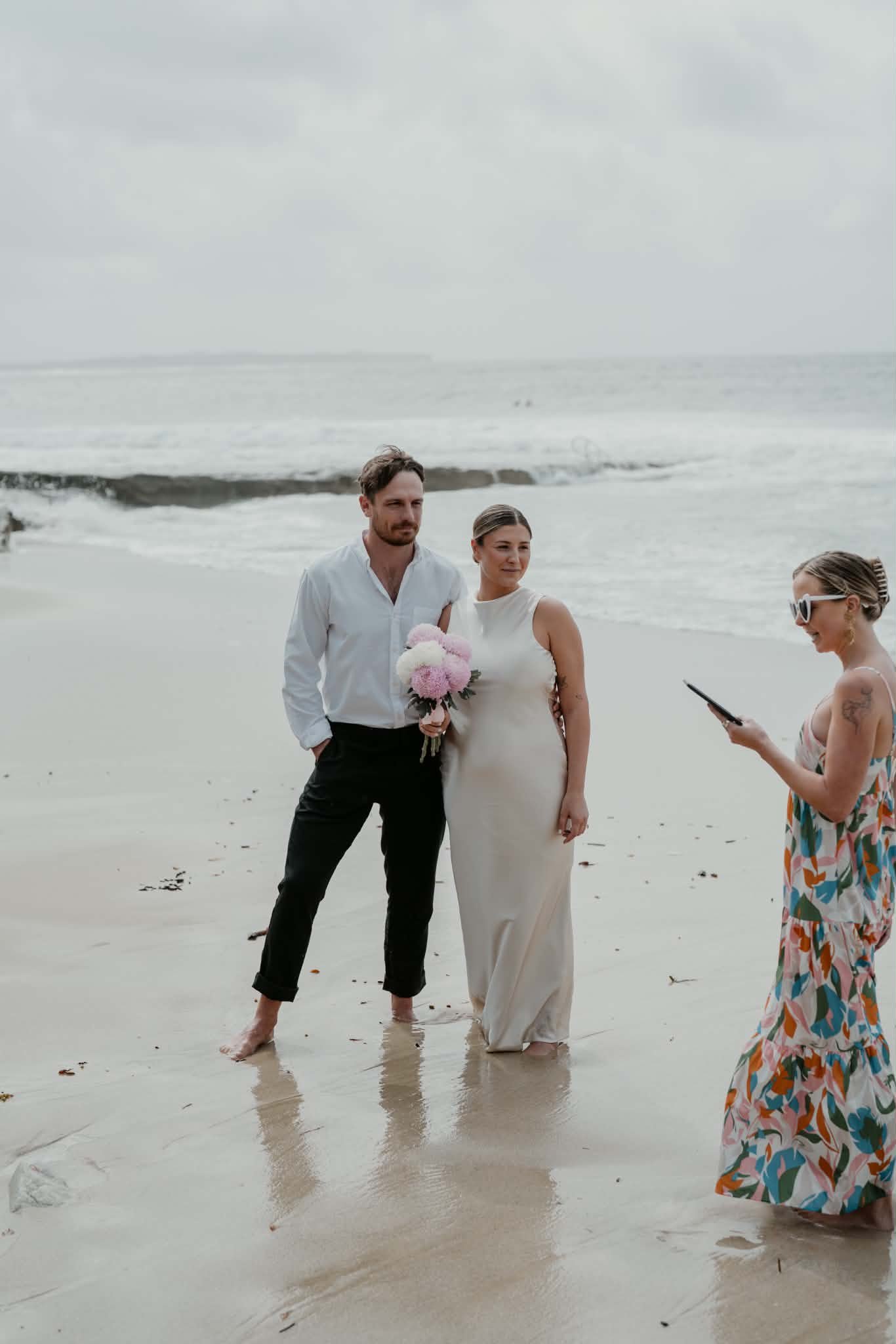 Easy Elopements barefoot ceremony