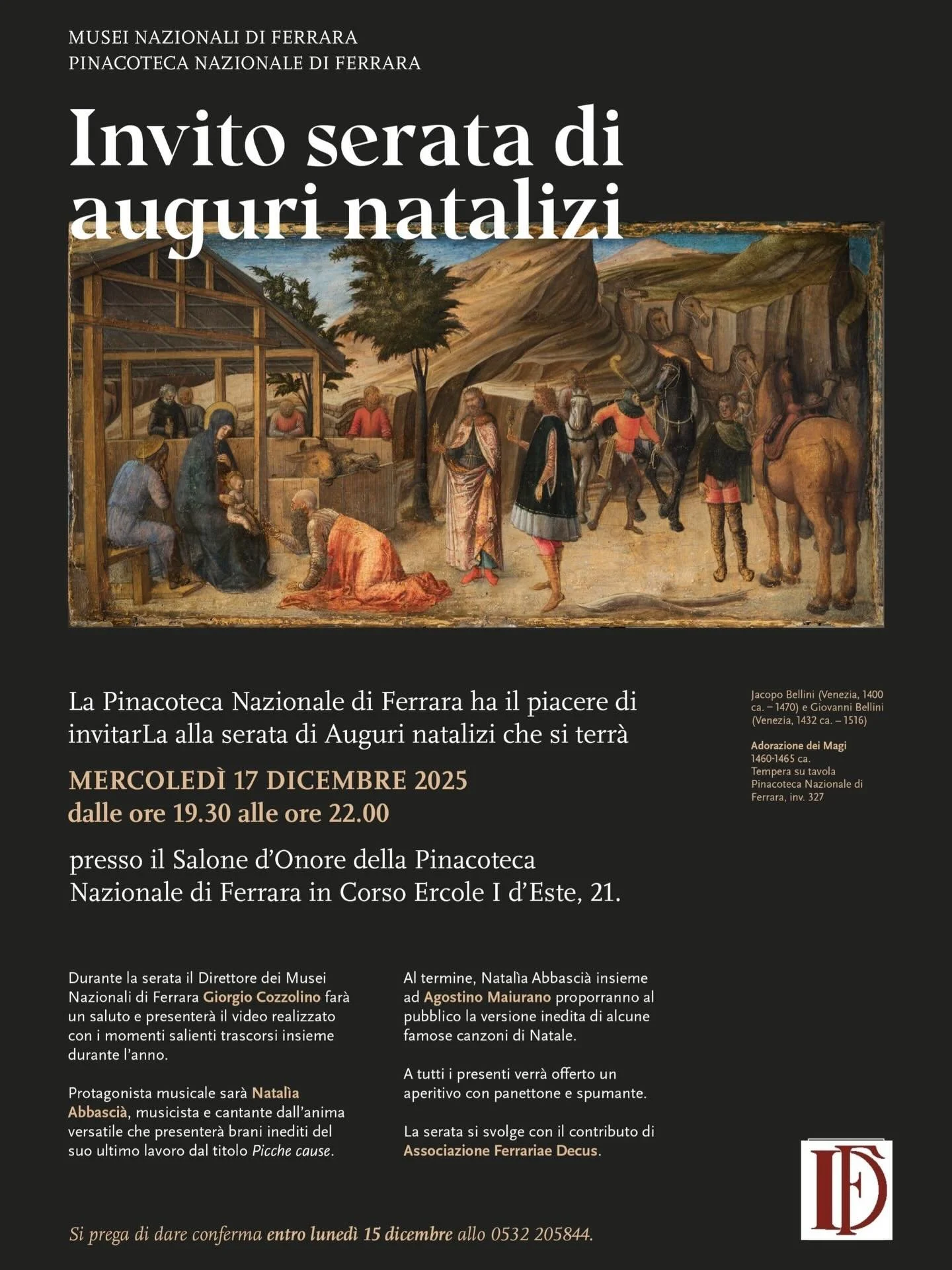 🎄Mercoled&igrave; 17 presenter&ograve; il disco Picche Cause al @palazzodiamanti durante la serata degli auguri natalizi. 
Canter&ograve; e suoner&ograve; per ricordare un amico speciale che &egrave; venuto a mancare questa settimana, un amico che m