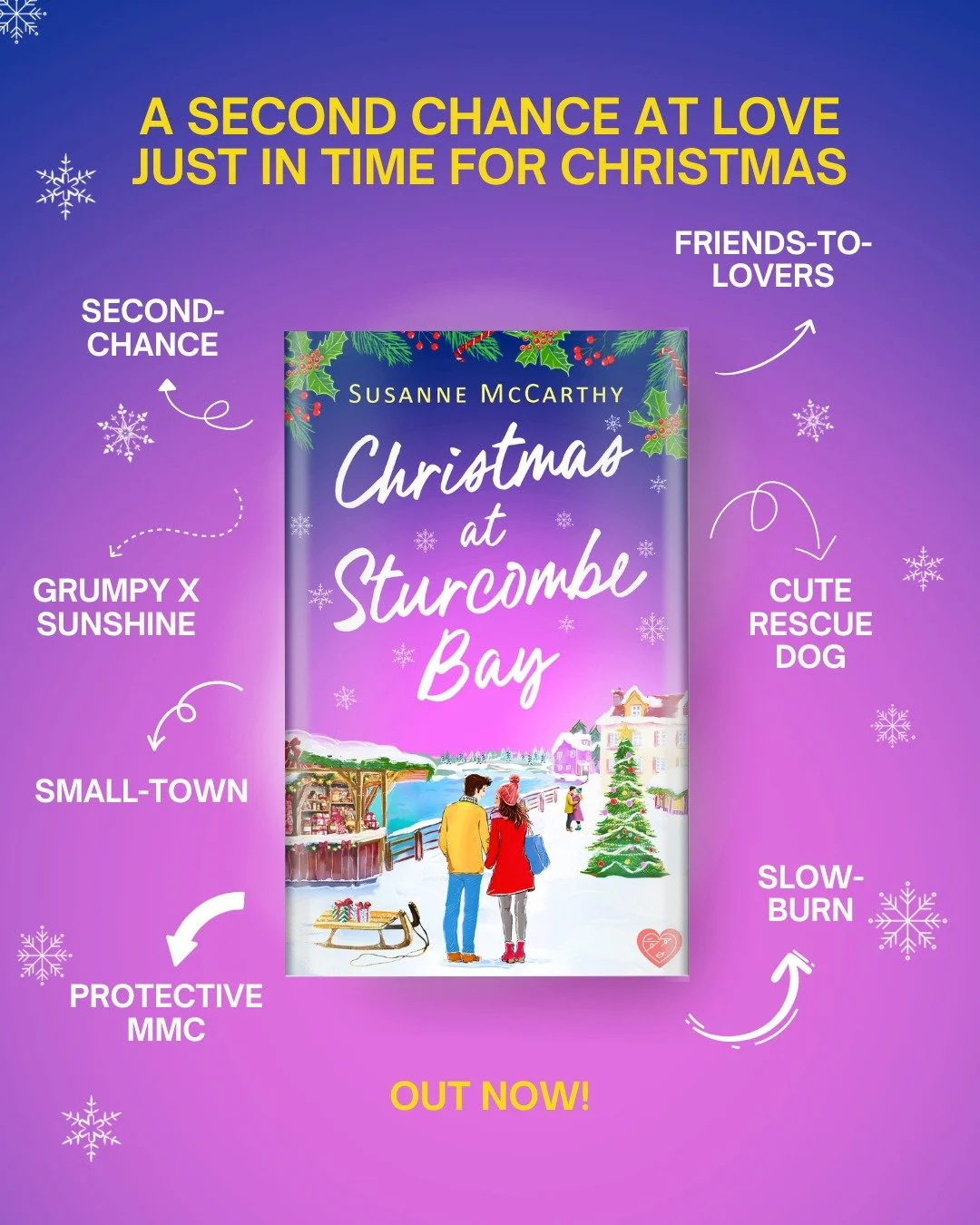 ❄️ TROPES WE LOVE ❄️

📖 CHRISTMAS AT STURCOMBE BAY by Susanne McCarthy
✨ OUT NOW &ndash; just 0.99!
👉 https://geni.us/xmas-sturcombe-bay-fb (link in bio)

❄️ Christmas romance
❄️ Second-chance
❄️ Small-town
❄️ Friends-to-lovers
❄️ Slow-burn

 #stur