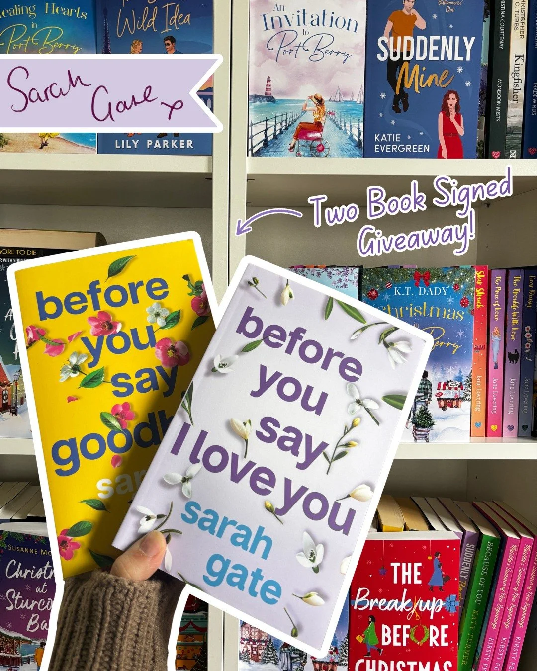 ❄️ GIVEAWAY! ❄️ For your chance to win the Unforgettable Love Stories series by Sarah Gate :

🎄 Follow us and @sarah.gate.writer
🎄 Like this post
🎄 Tag a friend and comment...
👉 Your favourite book trope!

🪄 The giveaway ends 10 November 2025 at