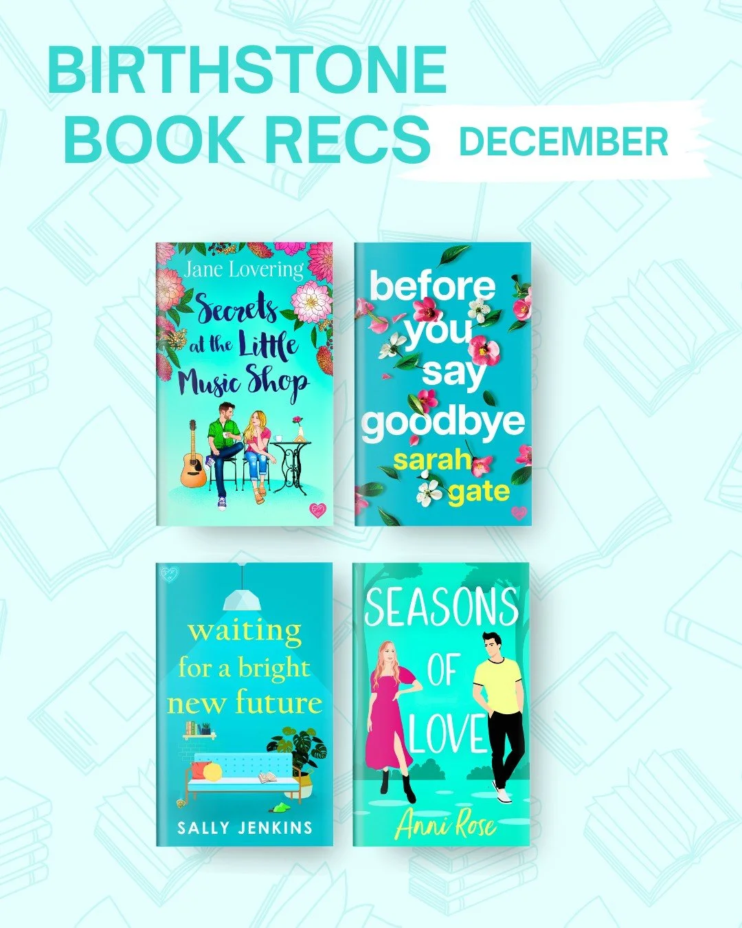 Hello, December! ❄️✨ Celebrate all our book besties with Turquoise-inspired covers, calm, bright and full of cosy vibes 💙📚

💬 Do you have a December birthday or a beloved blue-spined book to share?

#kindleunlimited #romancerecs #romancebooks #boo