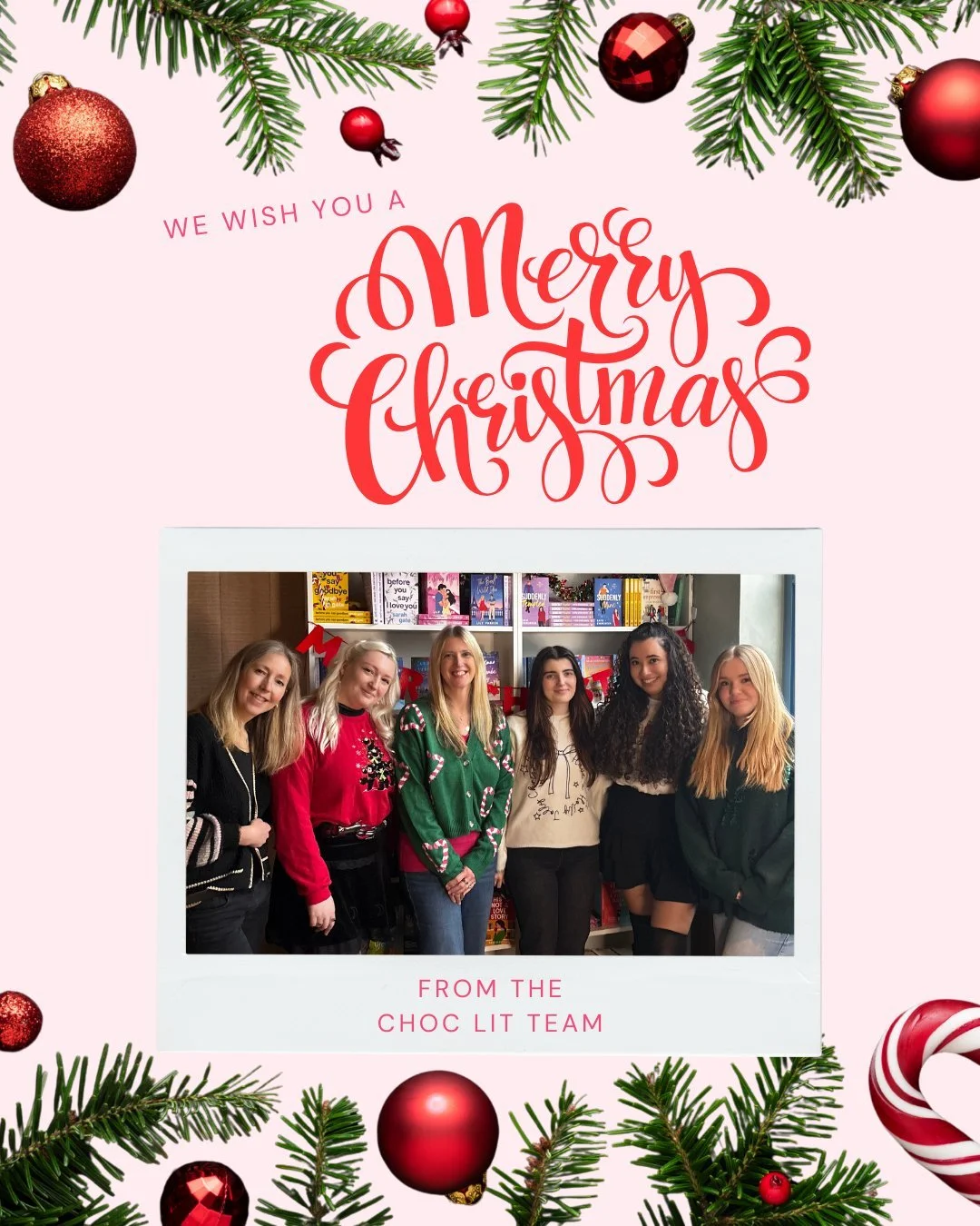 Merry Christmas from the Choc Lit team! 🎄
May your day be filled with joy, love, and the perfect book 📚