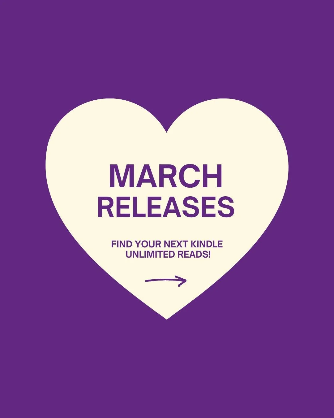 🌷 March is bringing the romance.
Dive into dark romances full of tension and temptation, or escape to cute small-town love stories guaranteed to make you smile.

What&rsquo;s your March mood? 😍

#kindleunlimited #romancereads #romancerecs #booksta 