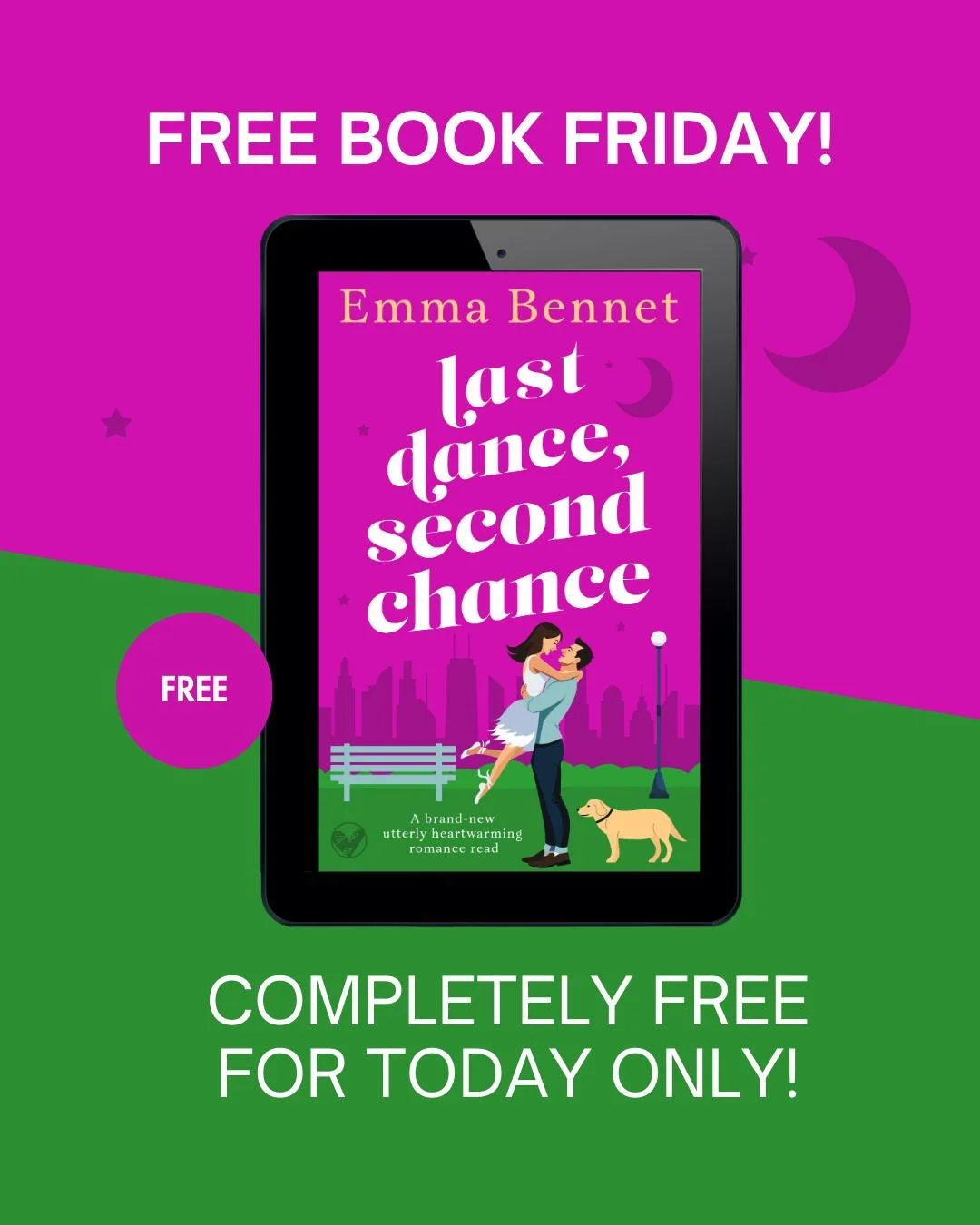 💃 FREE second-chance romance!
Ballet dancer Jessica returns home to find her family gone and a twist of fate brings her face-to-face with Nathan, an old friend from twenty years ago. As sparks reignite, can this last chance become a new love?

✨ Dow