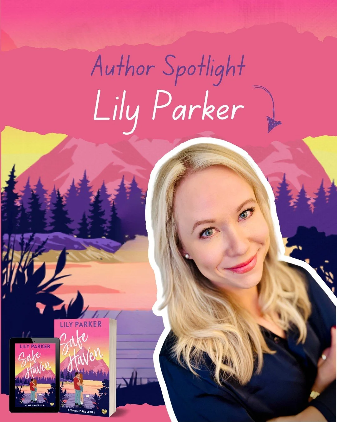 Get to know the author behind your next obsession&hellip; 👀

📖 SAFE HAVEN by Lily Parker
👉 Available for pre-order now! (link in bio)

🩷 Small-town
🔥 Ex Navy SEAL
🩷 Friends-to-lovers
🔥 Bestselling Romance writer
🩷 Romantic suspense
🔥 Secret 