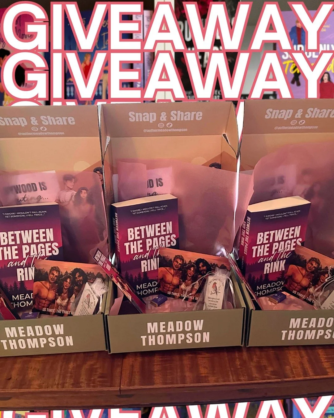 🏒 GIVEAWAY TIME 📚
To celebrate Between the Pages and the Rink, we&rsquo;re giving 3 lucky winners the chance to win an exclusive influencer box 👀

Think bookish goodies, hockey vibes, and a little extra spice&hellip;

How to enter:
🏒 Follow us an