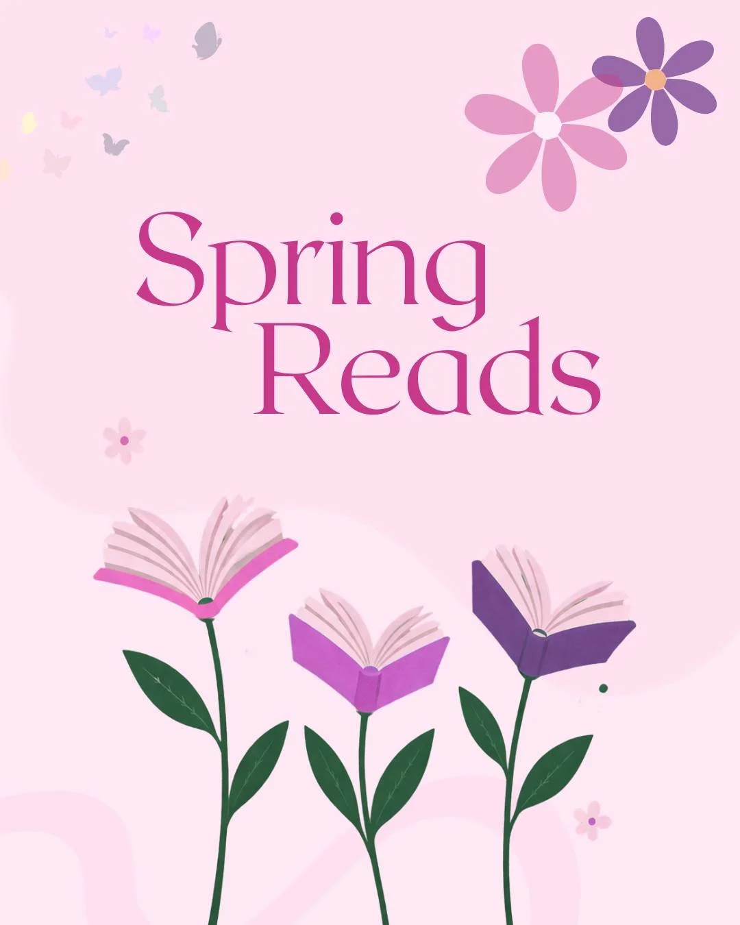 🌸 Spring reads are here 🌸
Longer days, fresh starts, and the perfect excuse to fall in love with a new book 📚
Which one are you picking up first? 👇

#springreads #romancereads #romancebooks #readingcommunity