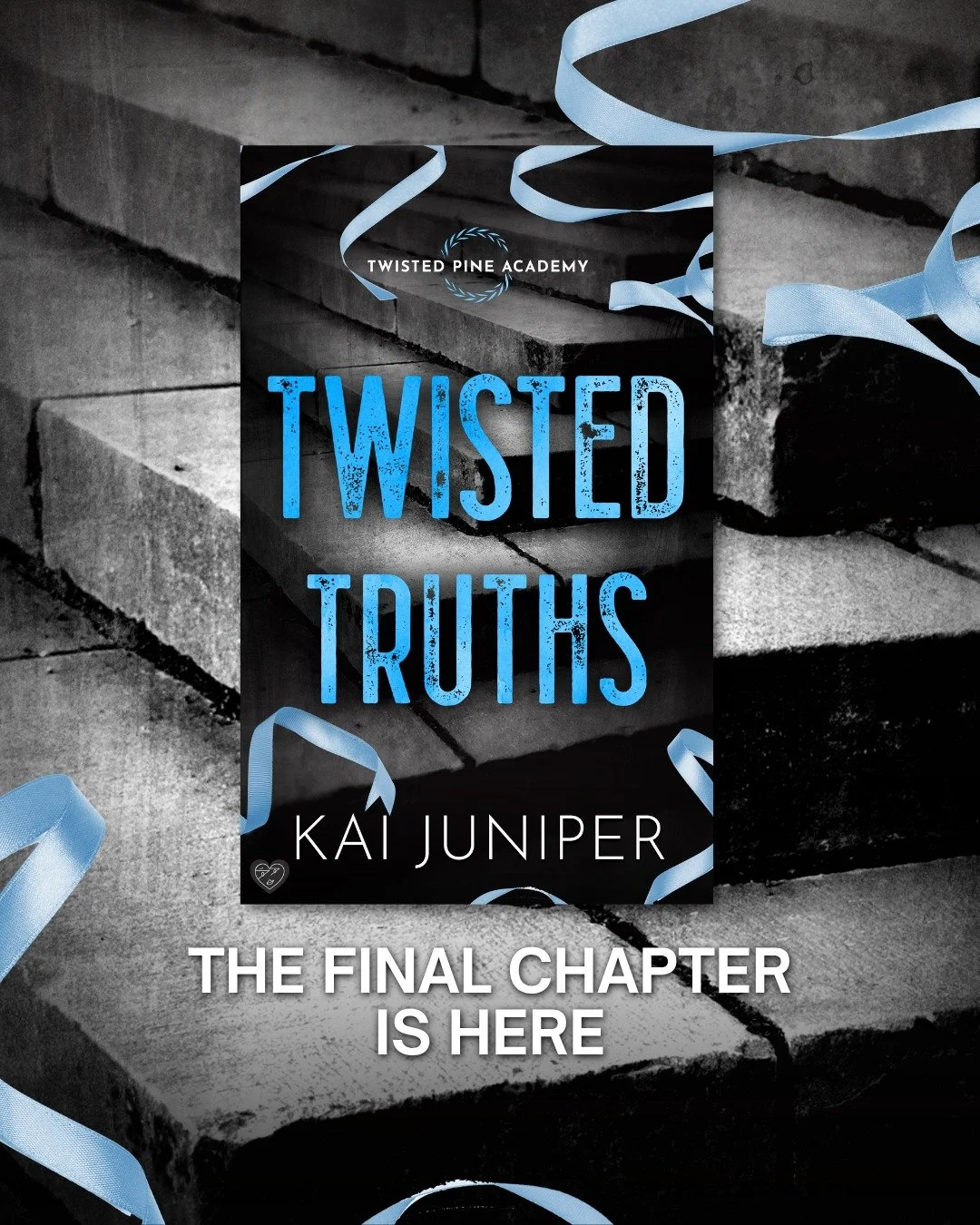 The conclusion to Twisted Pine Academy is finally here . . .
The lies are exposed, the secrets are burning, and no one escapes the truth. 

📖 TWISTED TRUTHS by Kai Juniper
📚 Available for pre-order

🖤 High school bully romance
🖤 Forbidden love
🖤