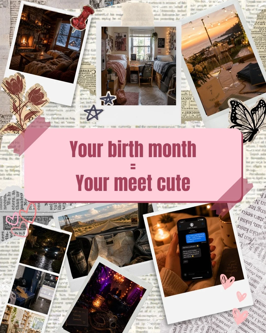 Your birth month = your meet cute 🤭💗 Let us know what you got in the comments👇🏼