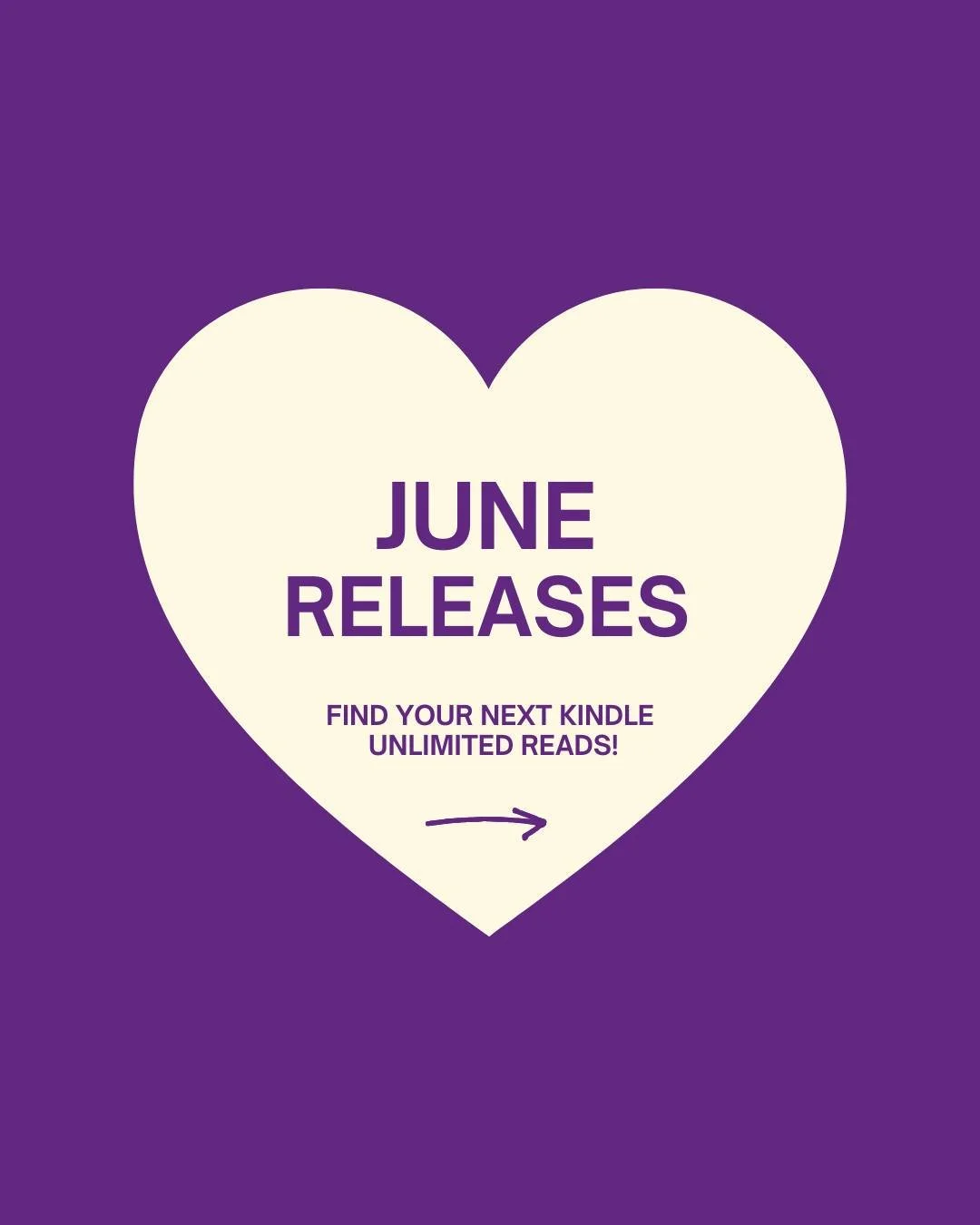 ☀️ June is bringing the heat
From a sports college romance, to a heartfelt later-in-life love story, and a chaotic reality dating show romance, this month has it all. 

What are you picking up first? 😍

#kindleunlimited #romancereads #romancerecs #s