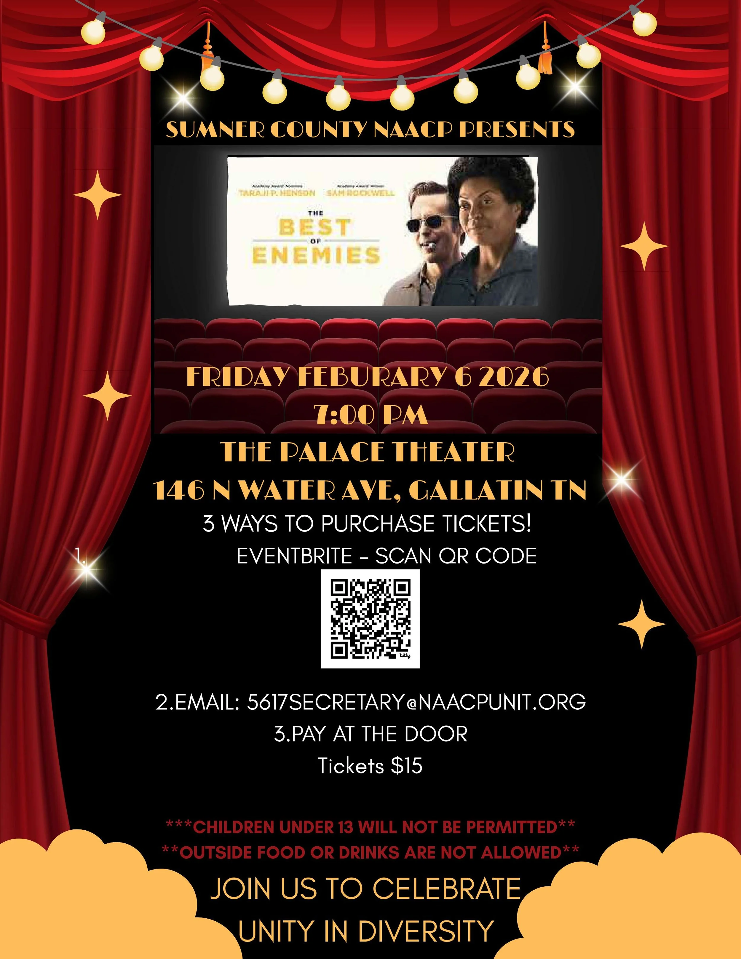 Sumner Co. NAACP Presents "The Best of Enemies"