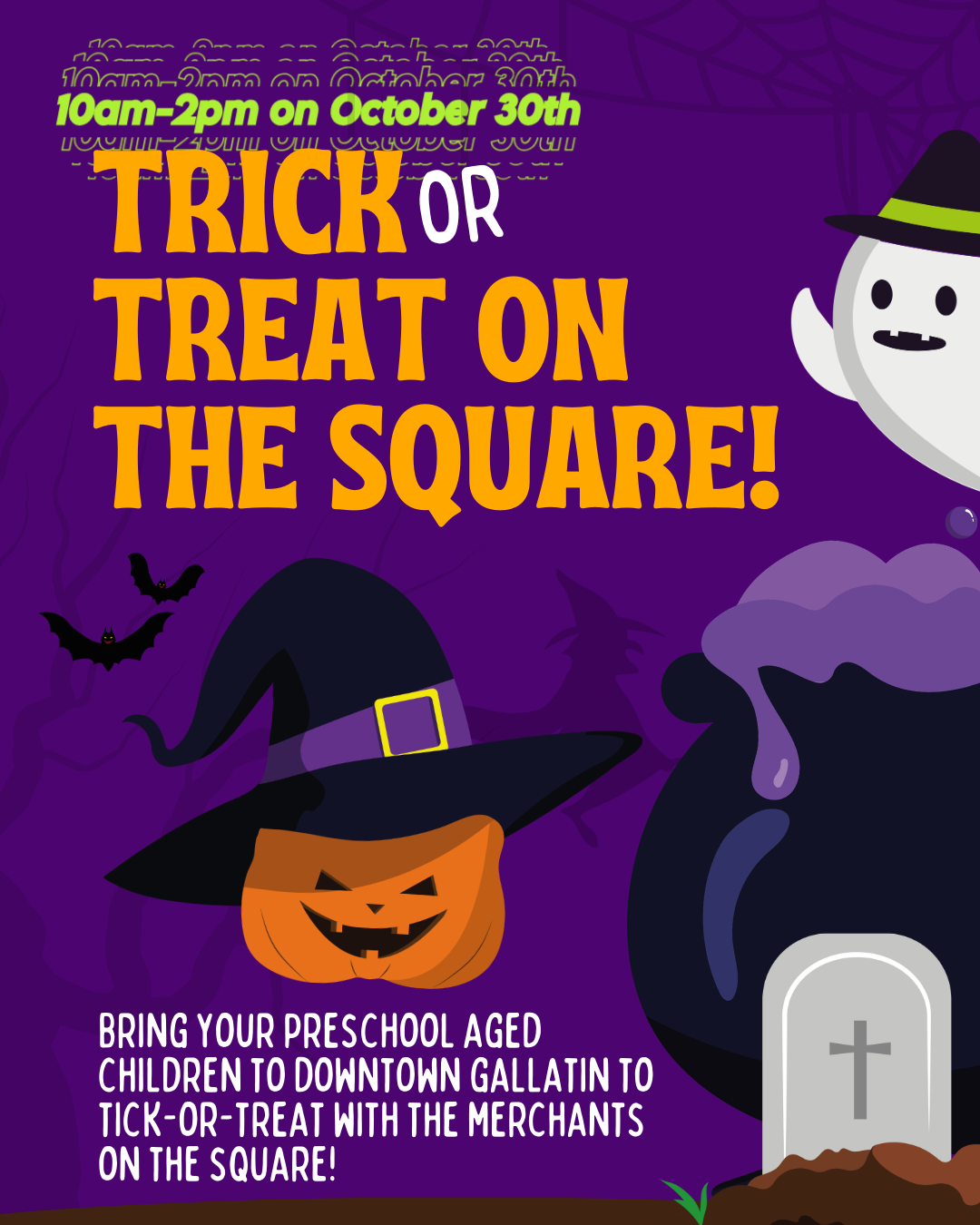 Trick-or-treat on the square!