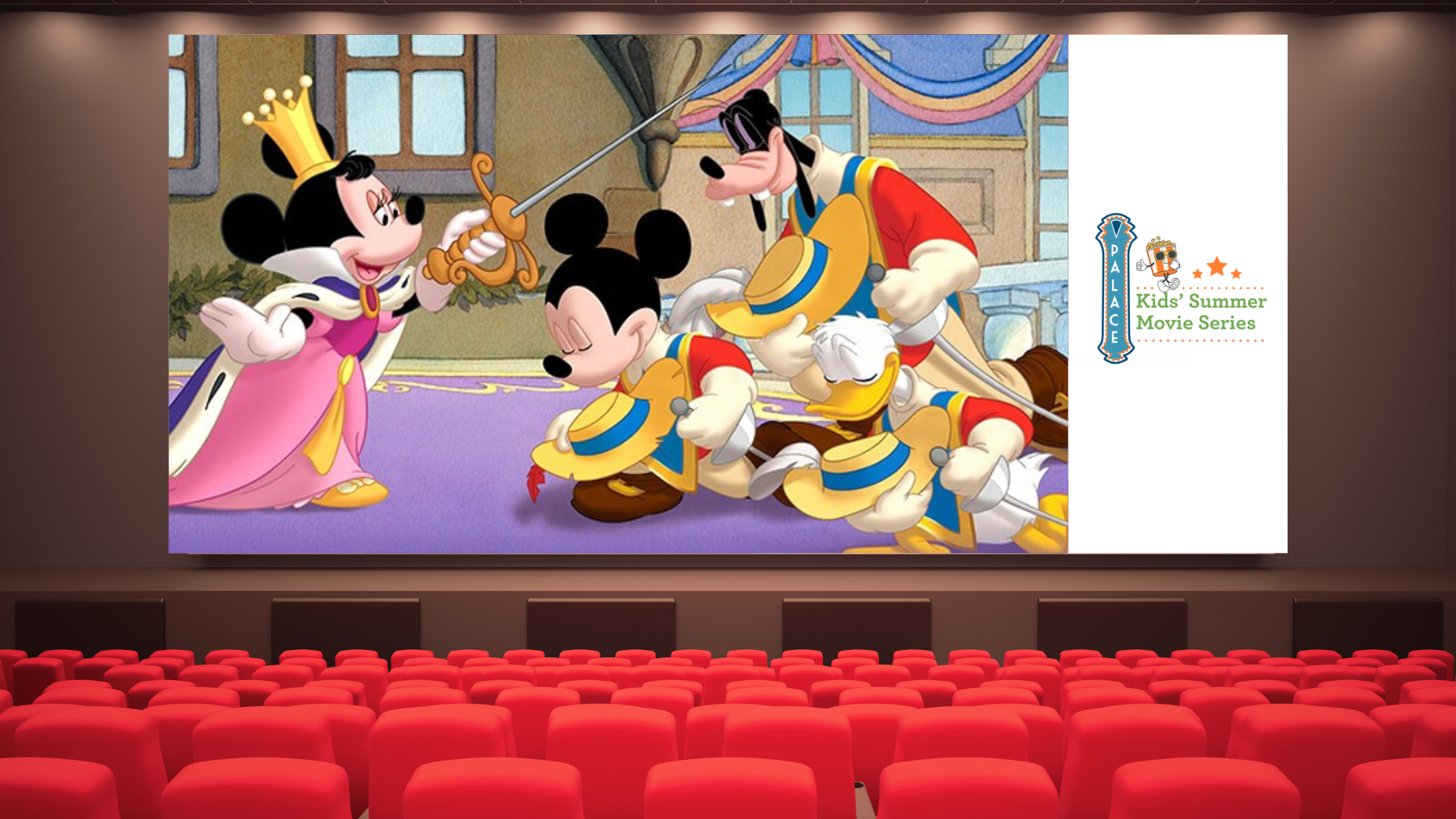 Kids' Summer Movie Series: mickey, donald, goofy: the three musketeers