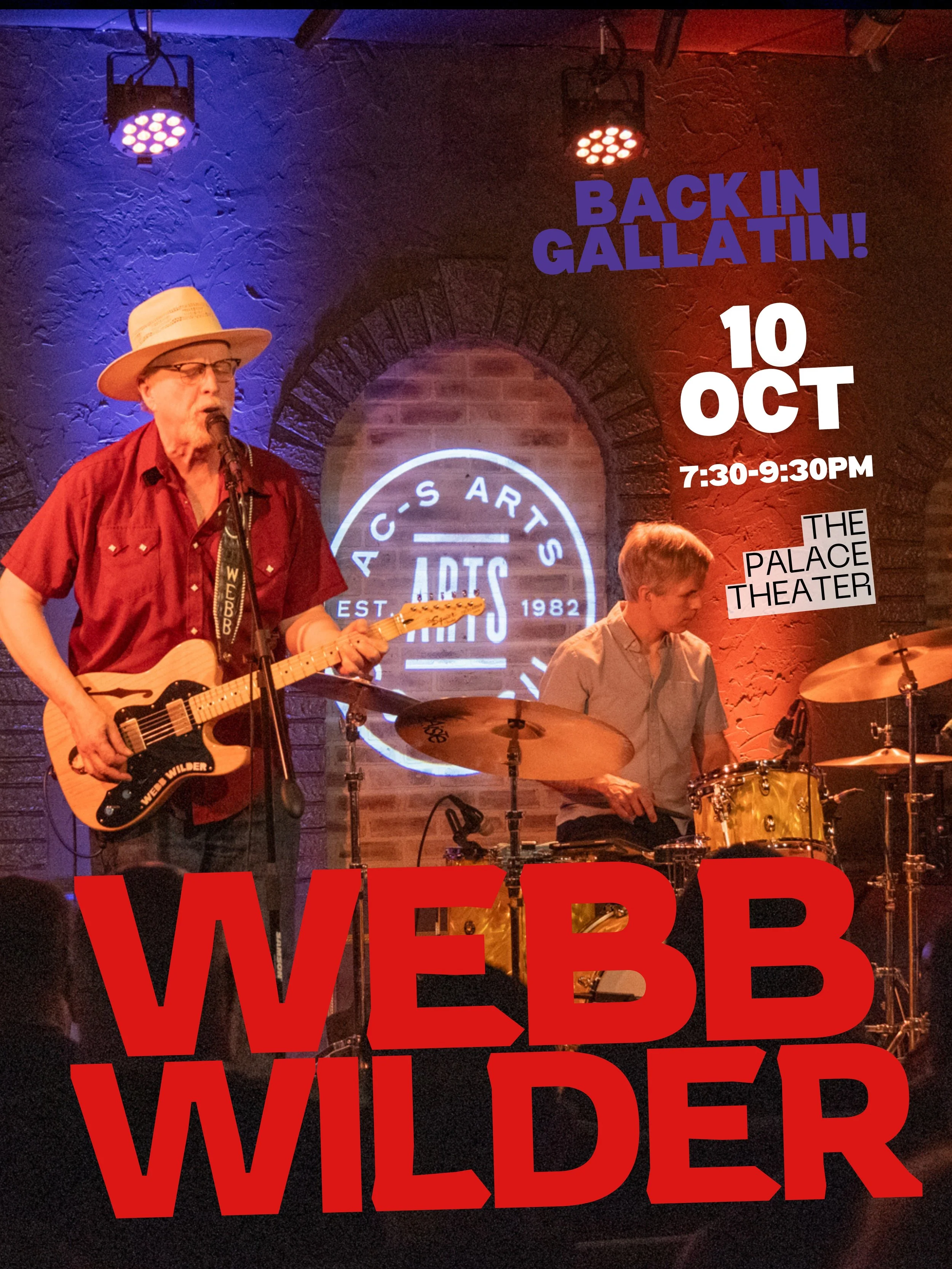 Webb Wilder live at the Palace Theater