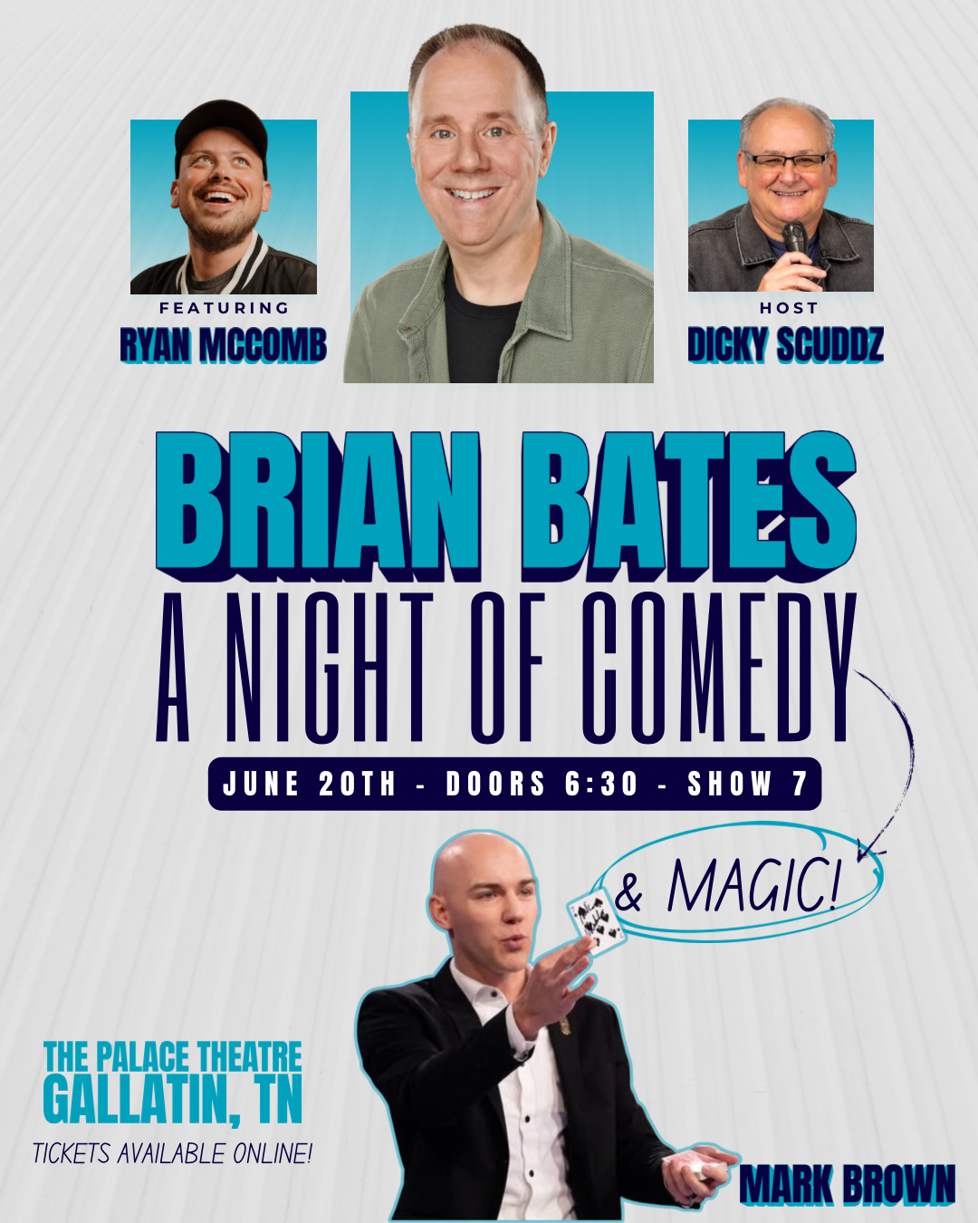 A night of comedy with Brian bates