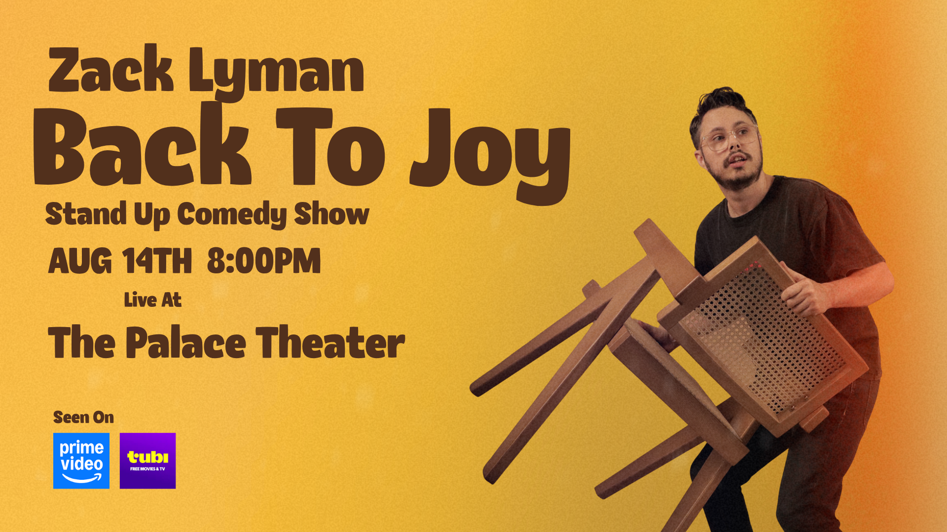 Zack Lyman : Back To Joy At The Palace Theater