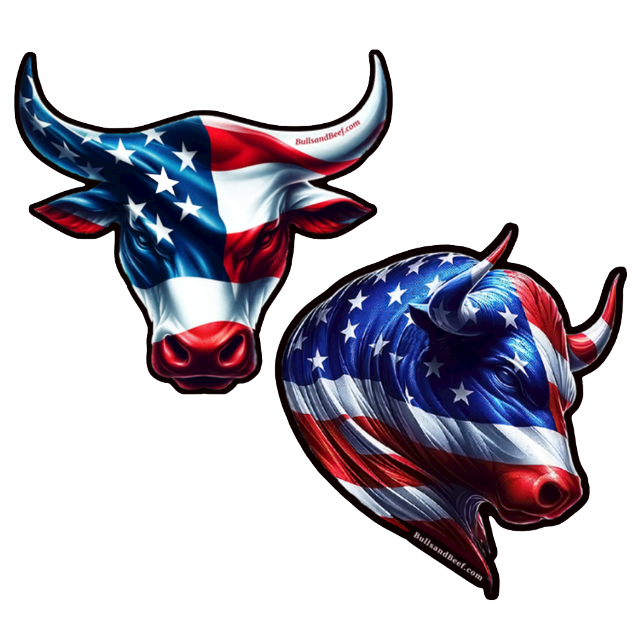 NEW! Bull Head Stickers