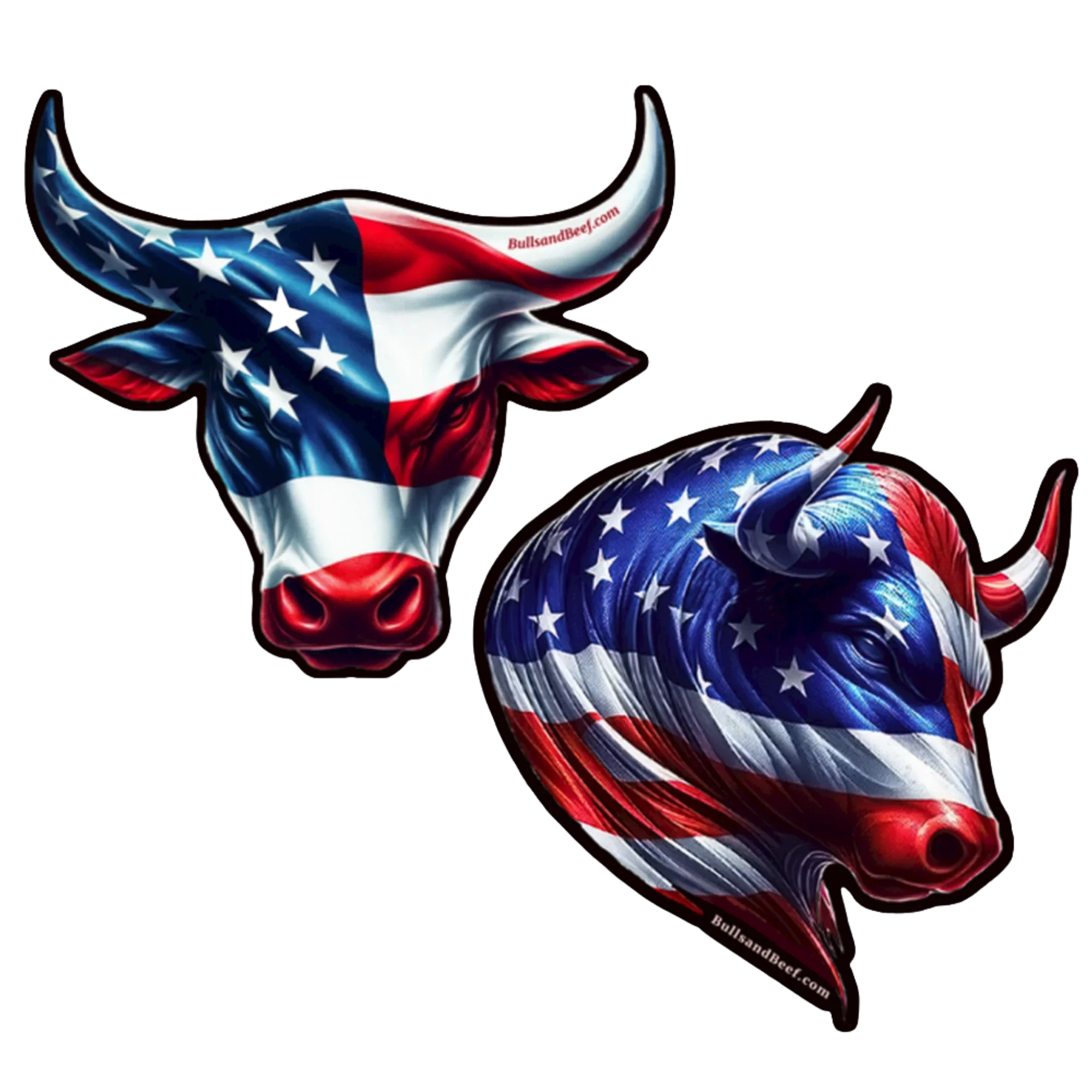 NEW! Bull Head Stickers
