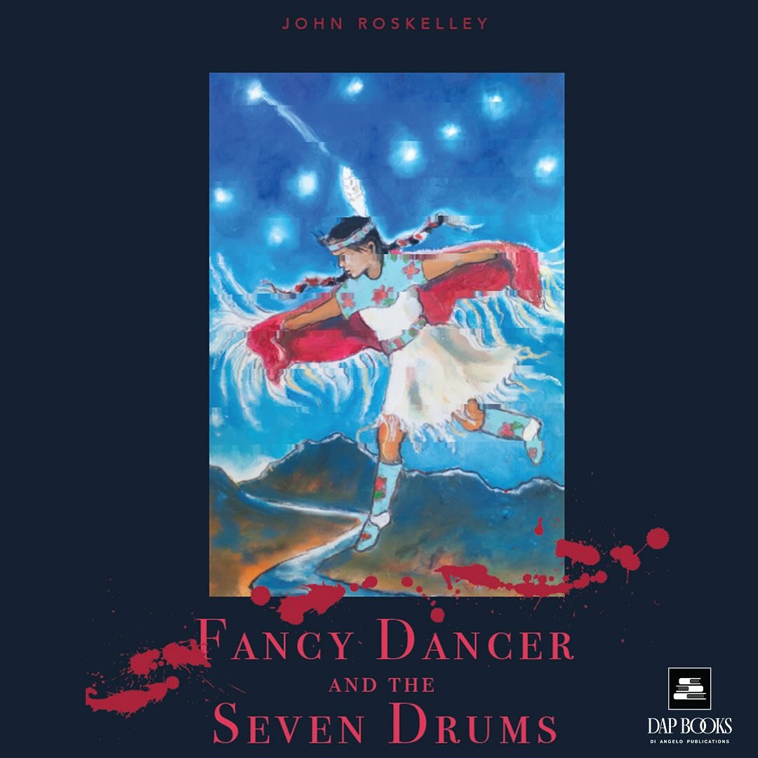 For International Dance Day, we bring you the story Fancy Dancer and the Seven Drums by John Roskelley.
During the Fancy Shawl dance at a powwow, ladies wear their shawls over their shoulders, and dance by jumping and spinning around, keeping time wi