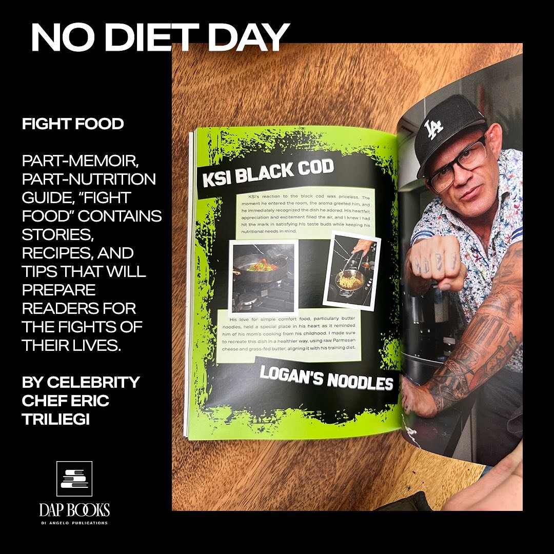 As we celebrate the bodies we have and enjoying the foods we want, we&rsquo;d like to introduce you to some new recipes by celebrity MMA chef Eric Triliegi. Fight Food contains recipes for some of his signature fight night dishes, including Logan Pau