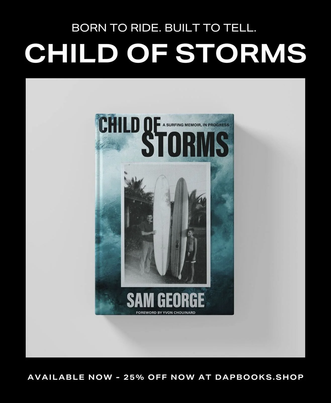 #TBT to one unforgettable read. 🌊📖

Revisit the waves, stories, and soul of Sam George&rsquo;s &ldquo;Child of Storms&rdquo; &mdash; now 25% off exclusively at dapbooks.shop for a limited time! Link in bio!

When you shop indie, you&rsquo;re not ju