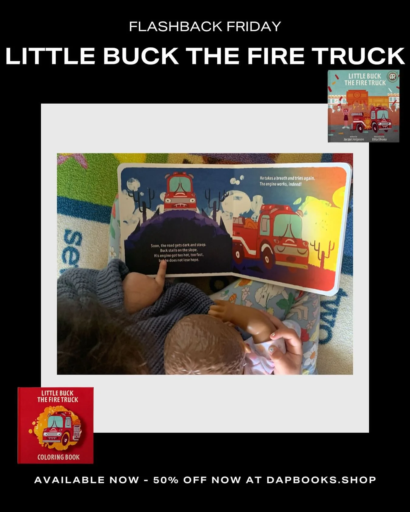 📖💖 Little readers can&rsquo;t get enough of Little Buck the Fire Truck! Based on a real fire engine, this heartwarming story teaches courage, kindness, and teamwork.

🔥 The real &ldquo;Little Buck&rdquo; has found a new home &mdash; he&rsquo;ll no