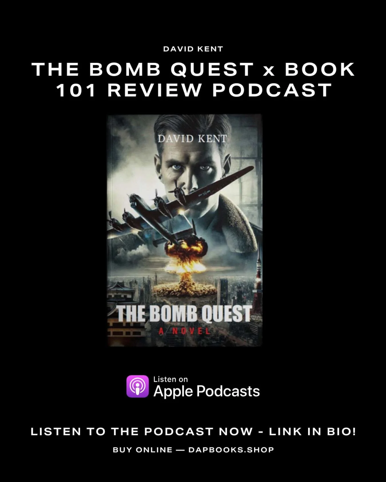 The Bomb Quest x Book 101 Review Podcast is LIVE! 💥
Dive into the explosive world of The Bomb Quest by David Kent &mdash; a gripping, high-stakes thriller that will keep you on edge until the very last page.

🎧 Hear what the Book 101 Review Podcast
